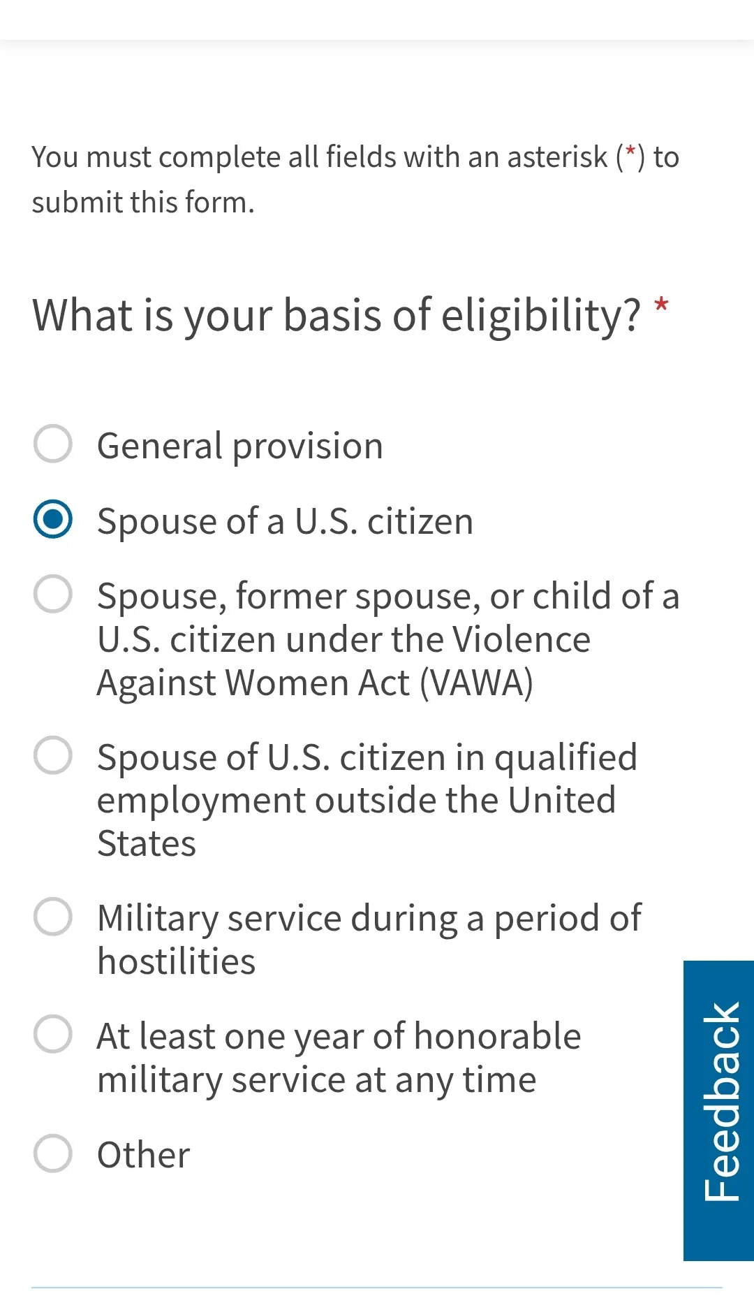 N-400 US Citizenship Support | I dont know which one to choose im a ...