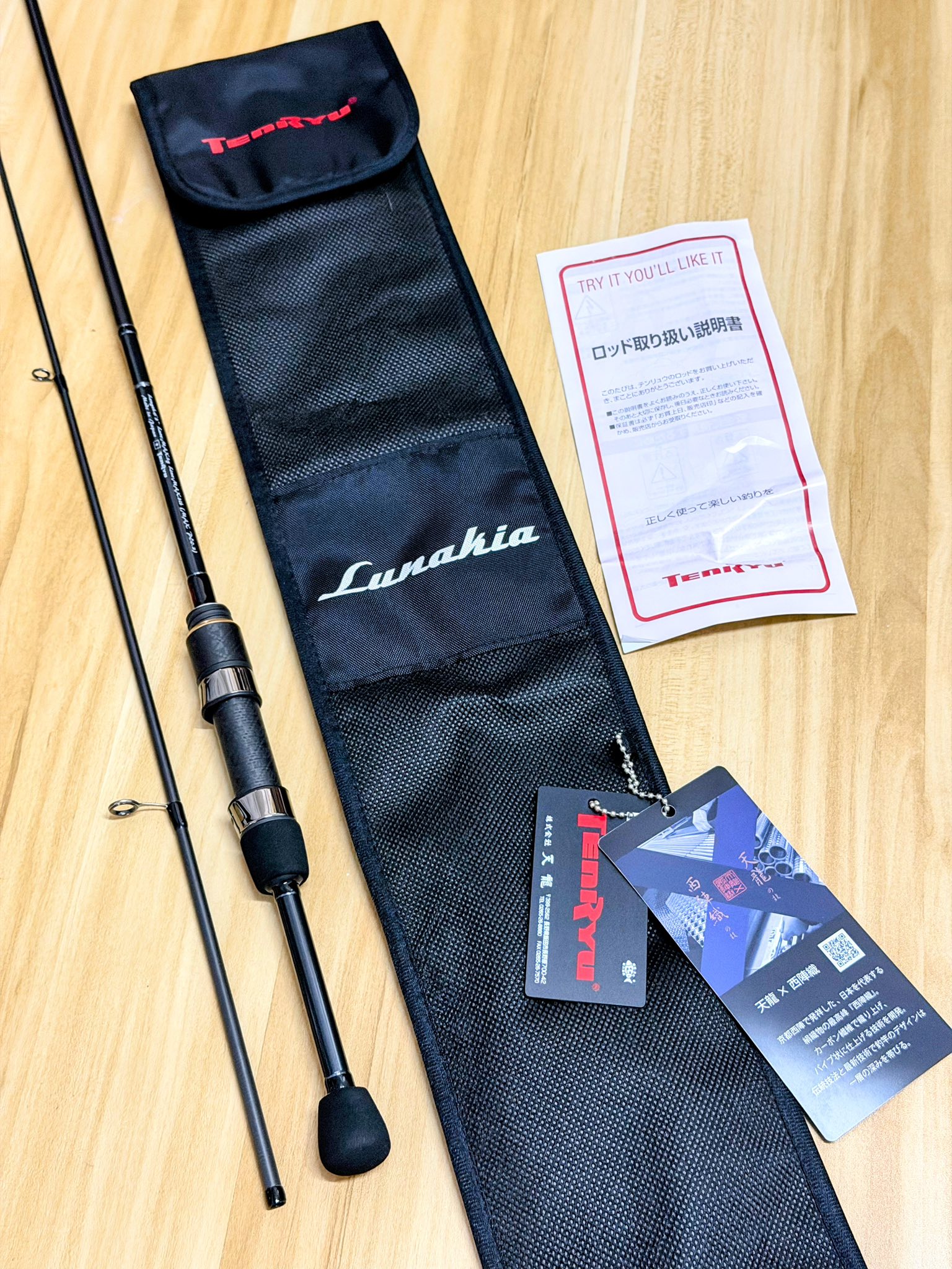 Tenryu lunakia lk632s-lmls fishing rod
