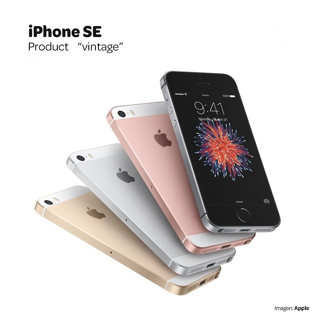 Original iPhone SE (1st generation) in Rose Gold, which was first