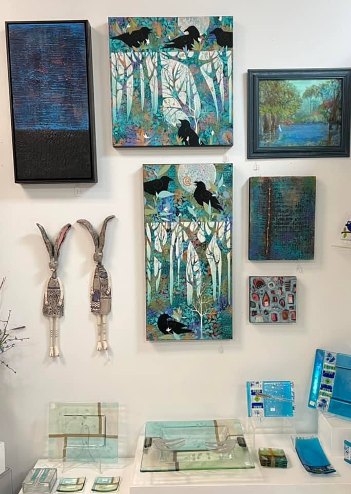 Two of Sue’s newest paintings at... - Davis Vachon Gallery | Facebook