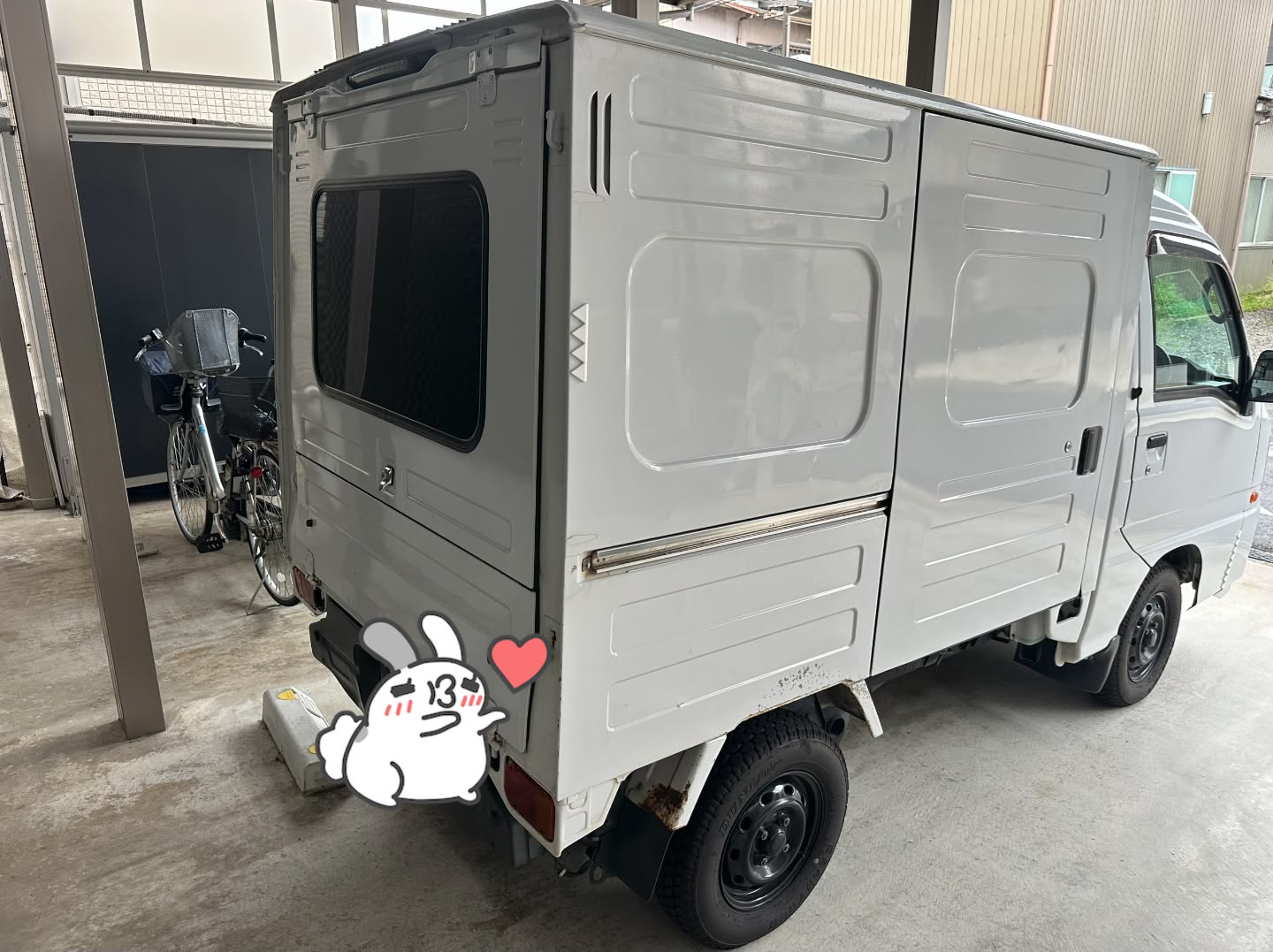 スバルサンバー2代目 郵便車 ダイヤペットのミニカーはサイズが