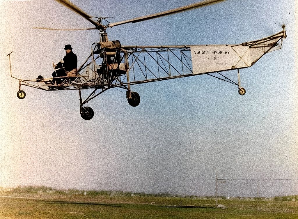 CH Inam - Igor Sikorsky at the controls of one of the world’s ...