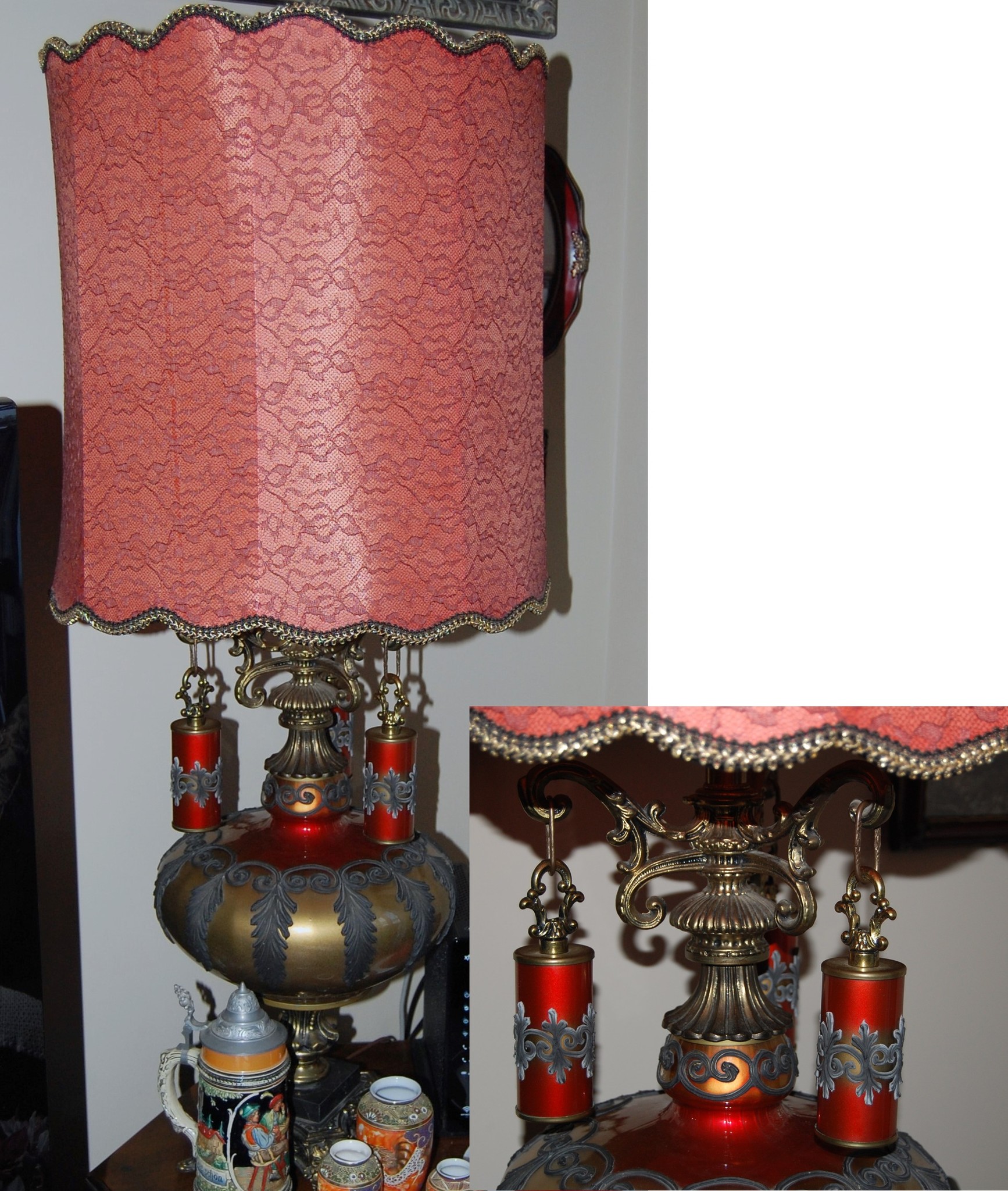 Vintage Spanish/Mediterranean style lamp from the 70s