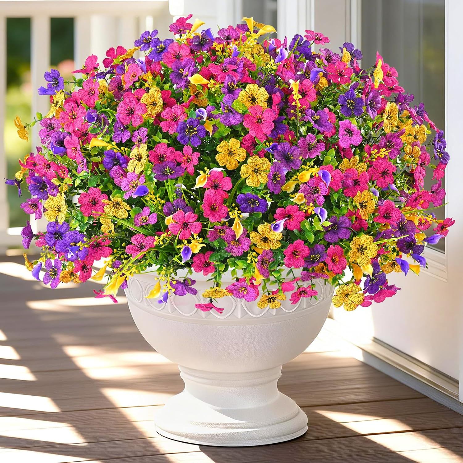 AD Artificial flower bundles for indoors & outdoors for 50% off