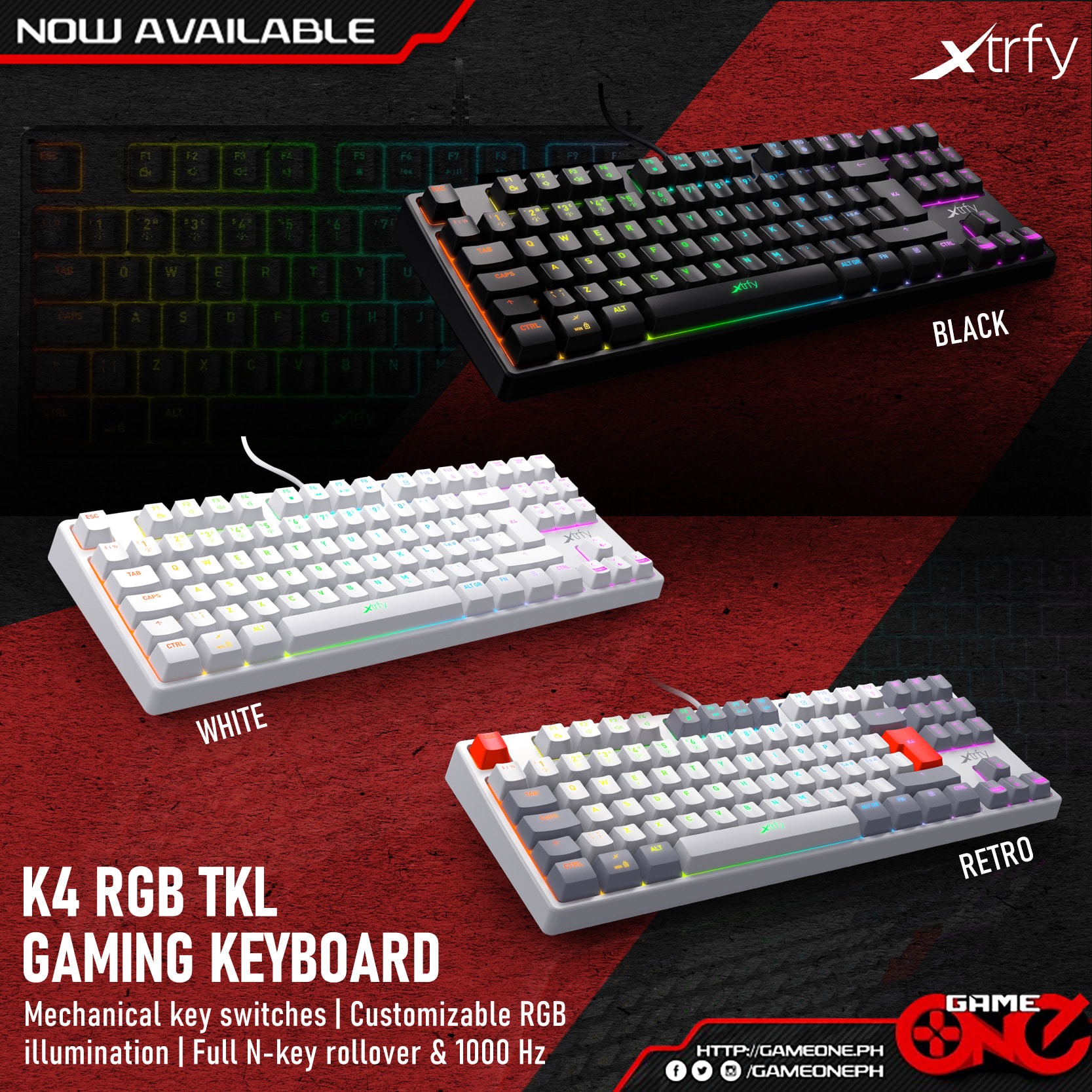Game One PH - THE PRO-LEVEL KEYBOARD FOR ALL-LEVEL GAMERS... | Facebook