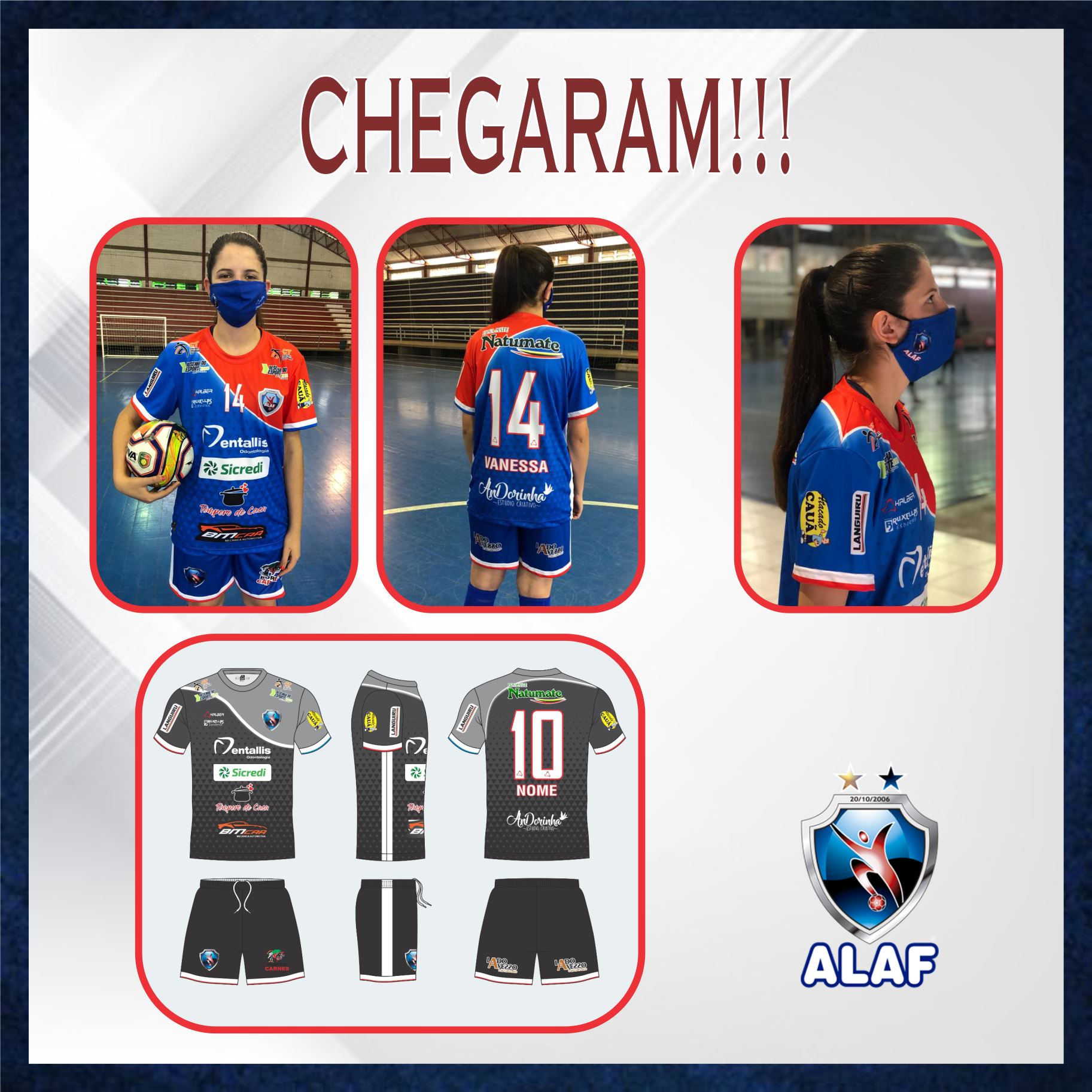 ALAF - CHEGARAM OS MANTOS As gurias da ALAF estão de roupa... | Facebook