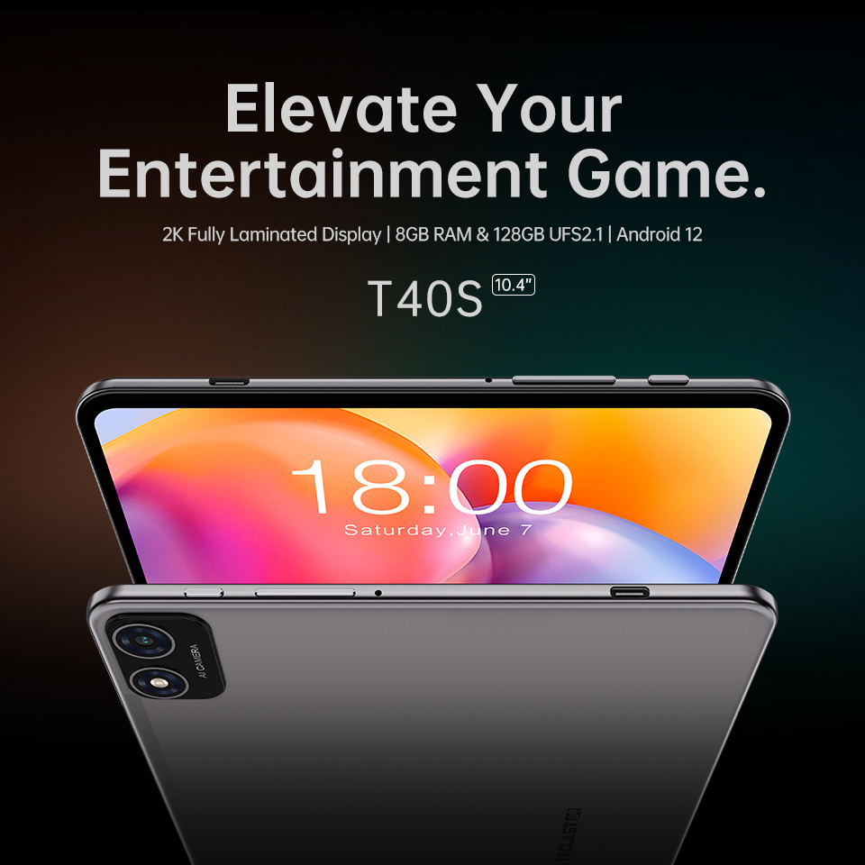 Gorgeous Fun!🧊 The all-new Teclast #P20S features a 10.1-inch IPS