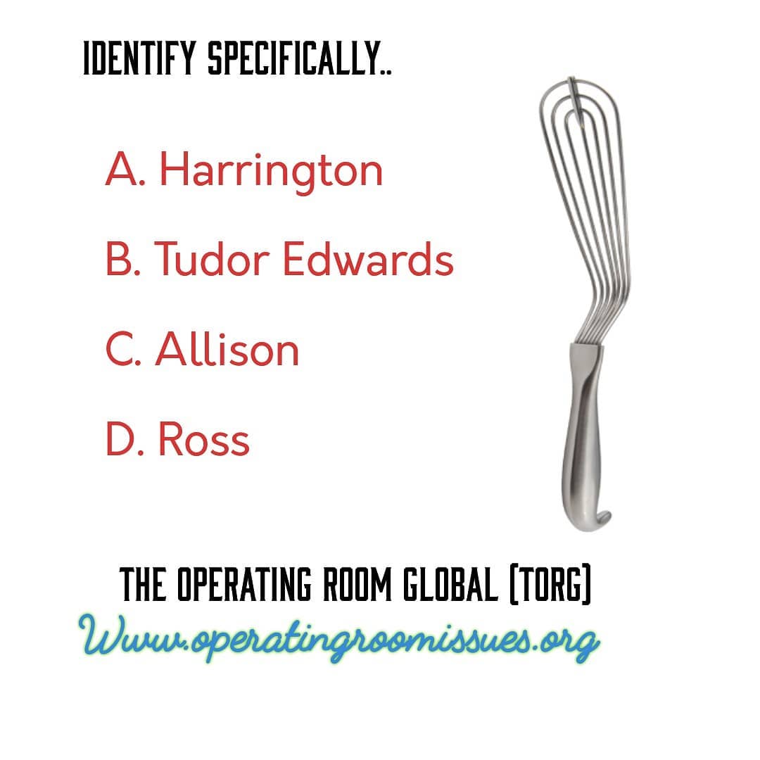 The Operating - Challenge yourself! Identify the surgical instrument in ...