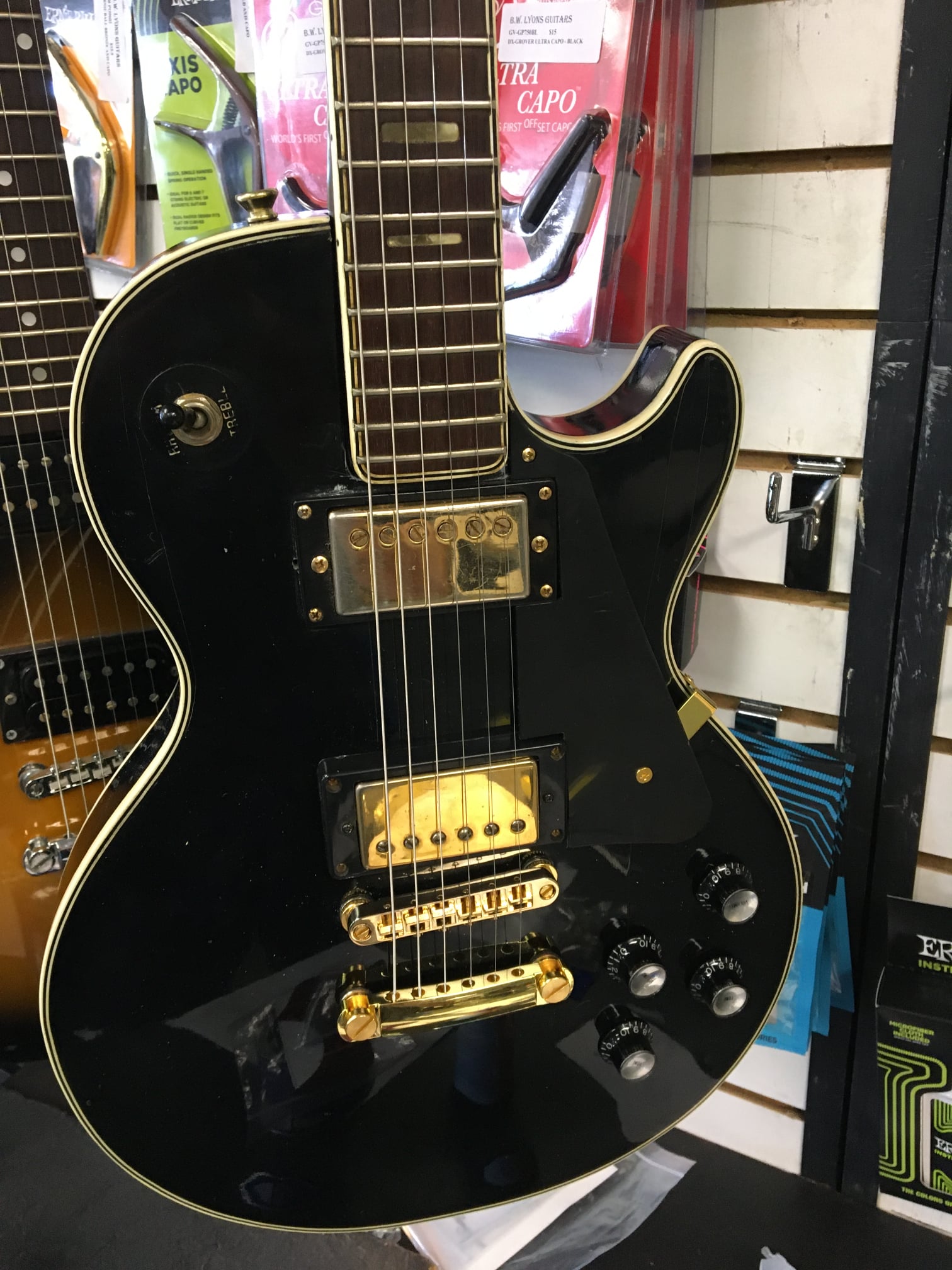 Sold). 1970s Avon Rose Morris, Les Paul copy, made in Japan. Model