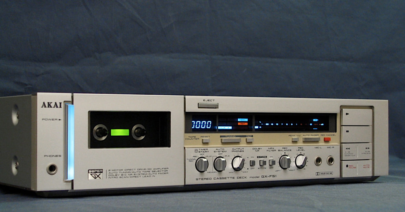AKAI SUPER DX GX-F51 カセットデッキ 正規代理店