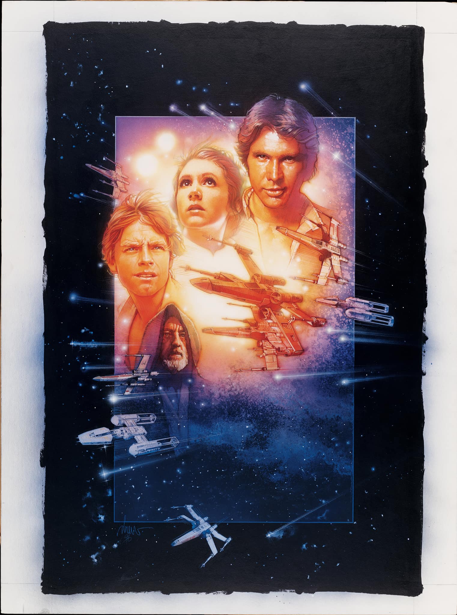 Drew Struzan, the artist behind the posters for the Star Wars