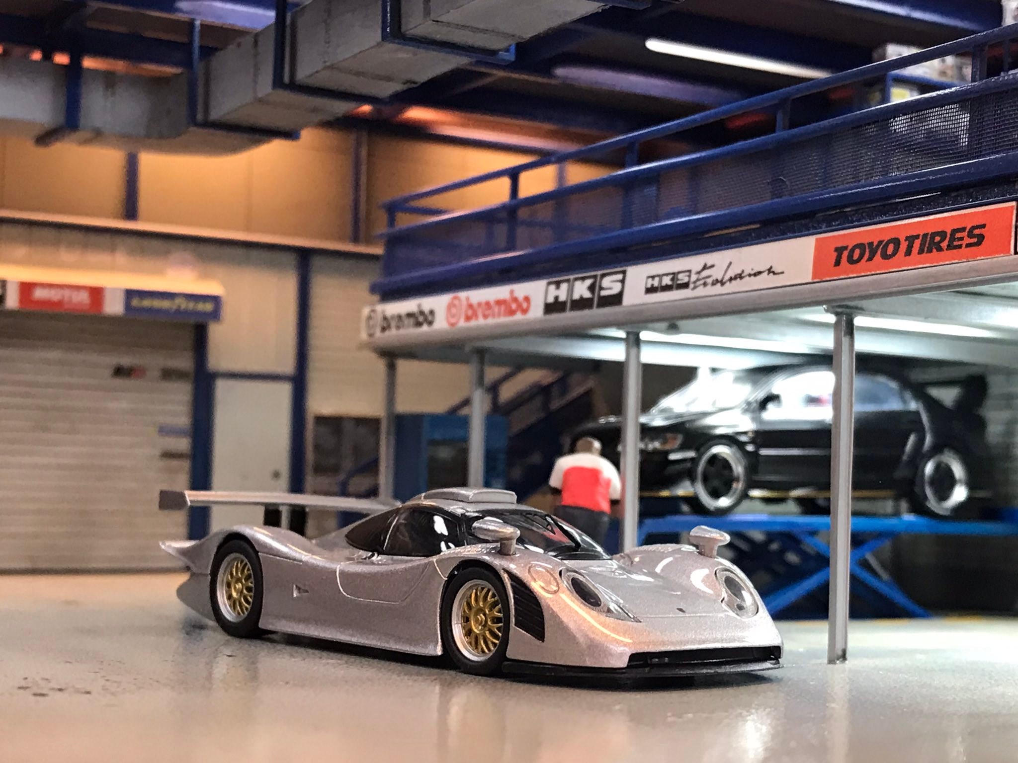 Porsche 911 GT1 by Kyosho Beads ⚪️ KK MOTOR T @Bambo இம் HKS