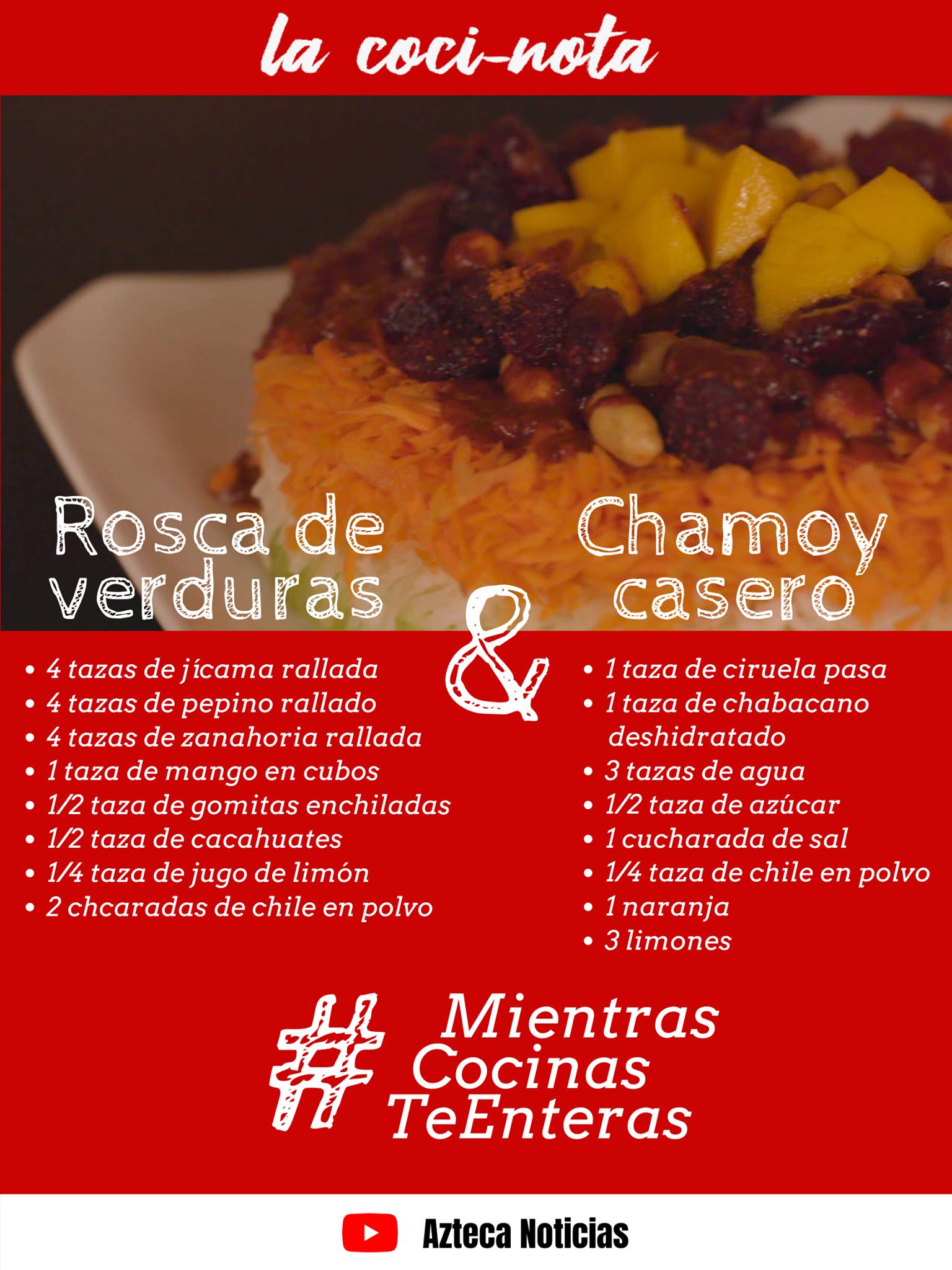 Azteca - ¿Quieres una botana rica, saludable, y que además, puedan ...