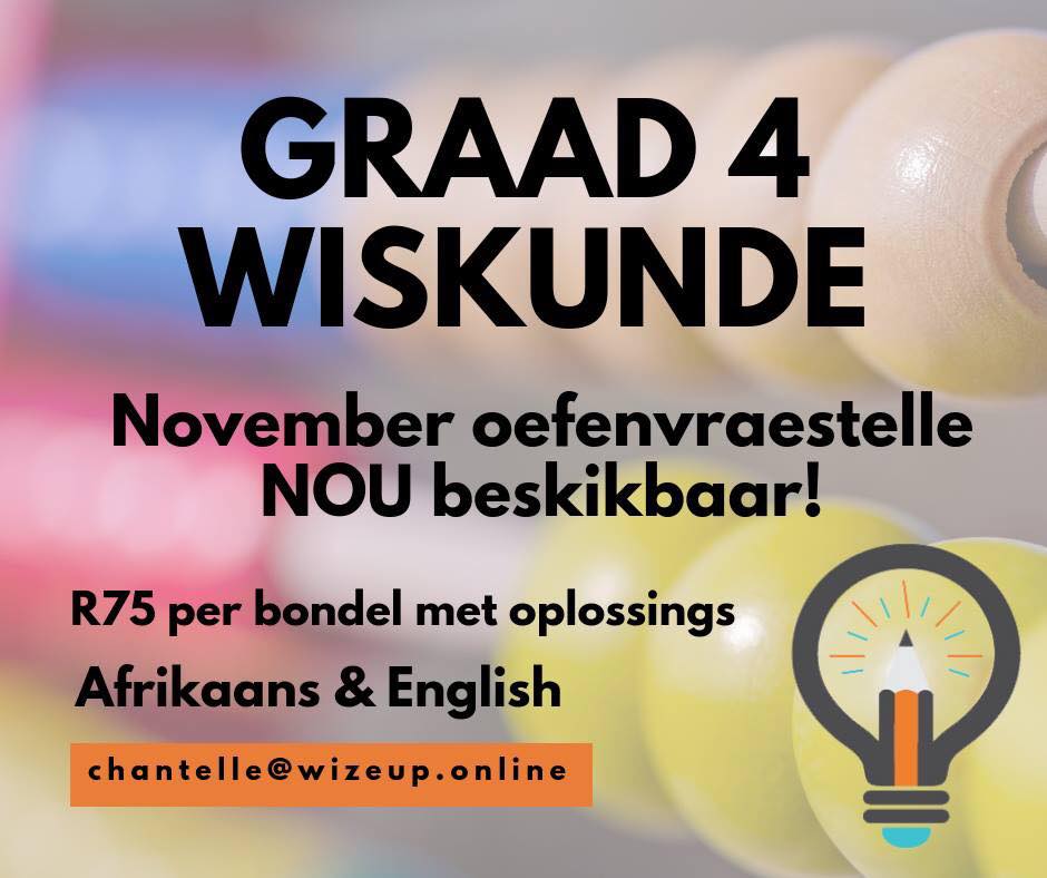 Wize-Up Learning se graad 4 Wiskunde... - Wize-Up Learning