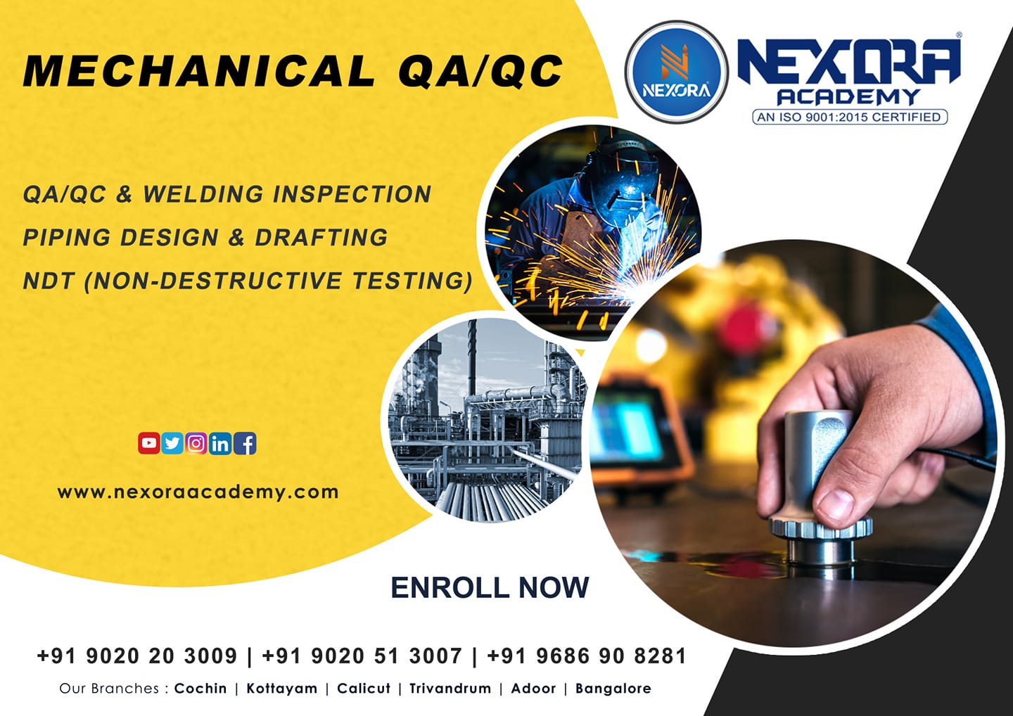 Mechanical QA/QC QA/QC &... - Nexora Engineers Academy | Facebook