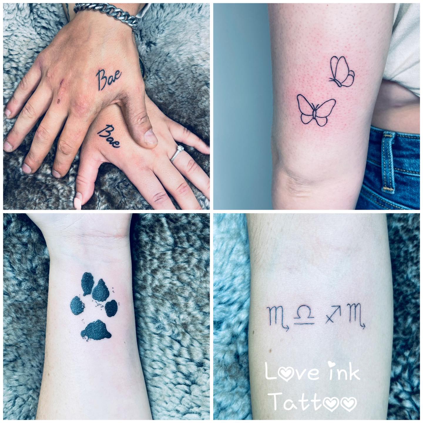 Tatouage Patte De Chien Et Main