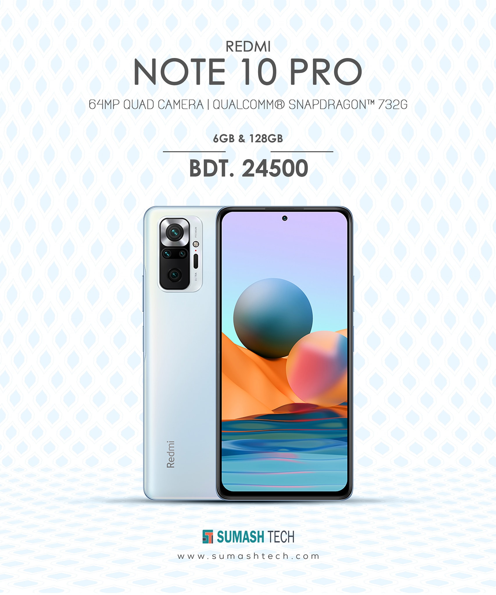 Sumash Tech - Redmi Note 10 Pro - 64MP Quad Camera ♥ 6GB... | Facebook