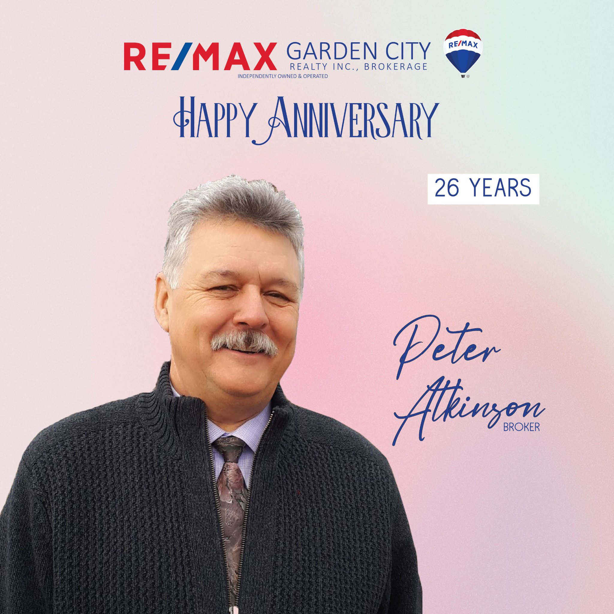 Happy 26th Anniversary to Peter... - REMAX Garden City Realty | Facebook