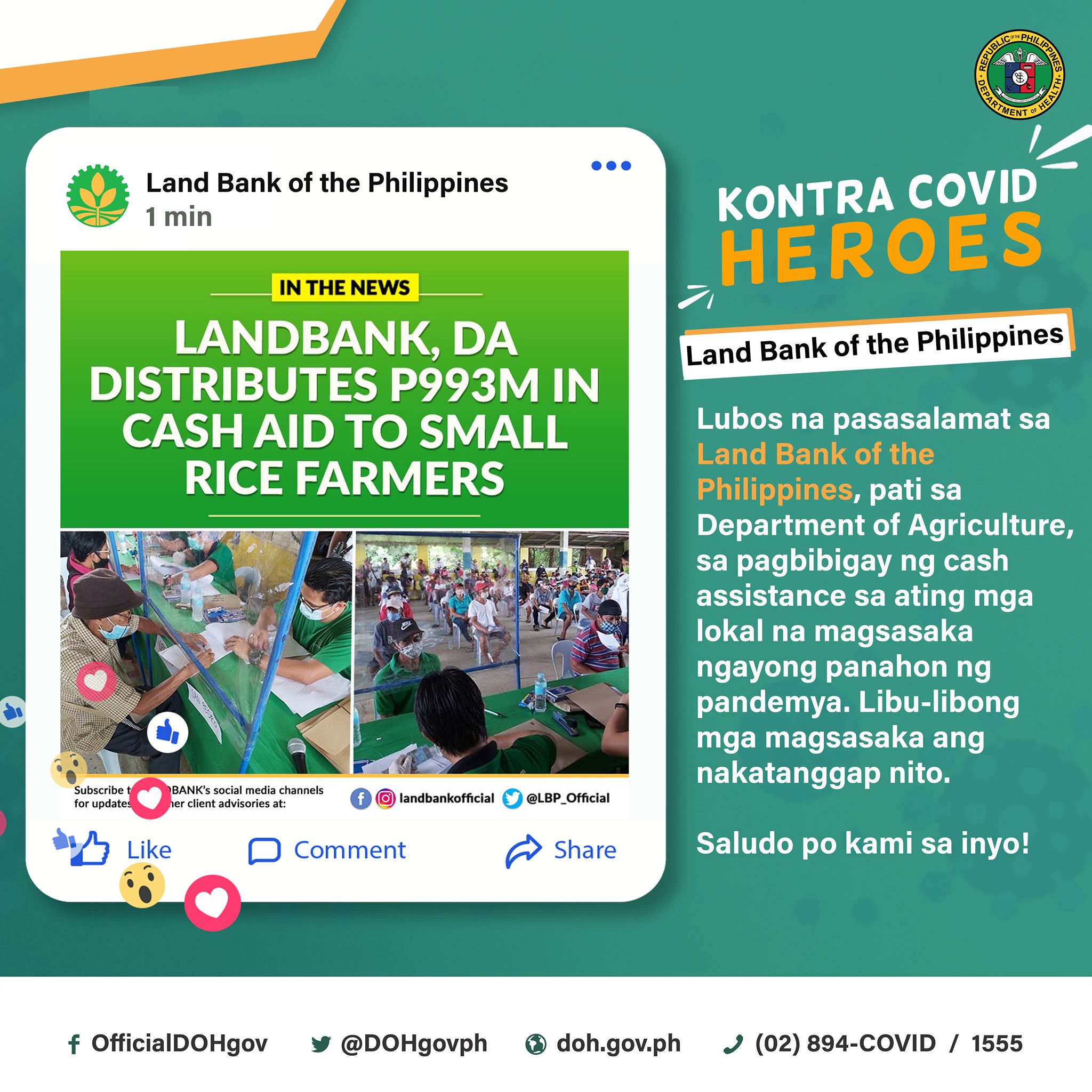 Department - Tulong para sa mga magsasaka, inilunsad ngayong panahon ng ...