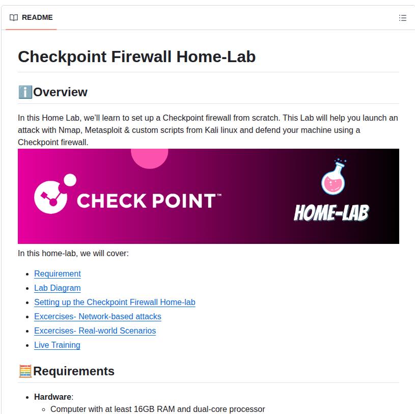 Thongchai - 🧪 Checkpoint-Firewall-Home-Lab คือแลบฝึกตั้งค่า Check Point ...