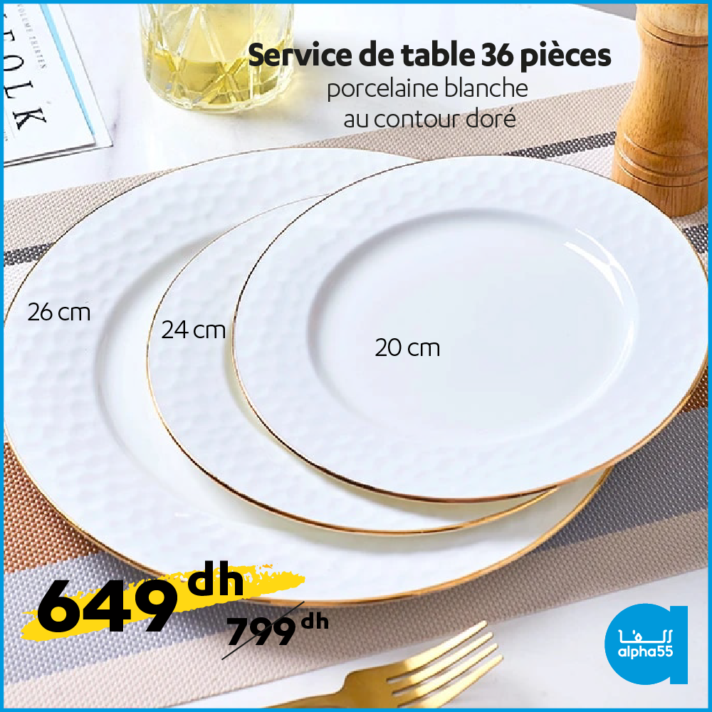 Alpha 55 - 🍽 Découvrez l'art de la table dans un esprit...