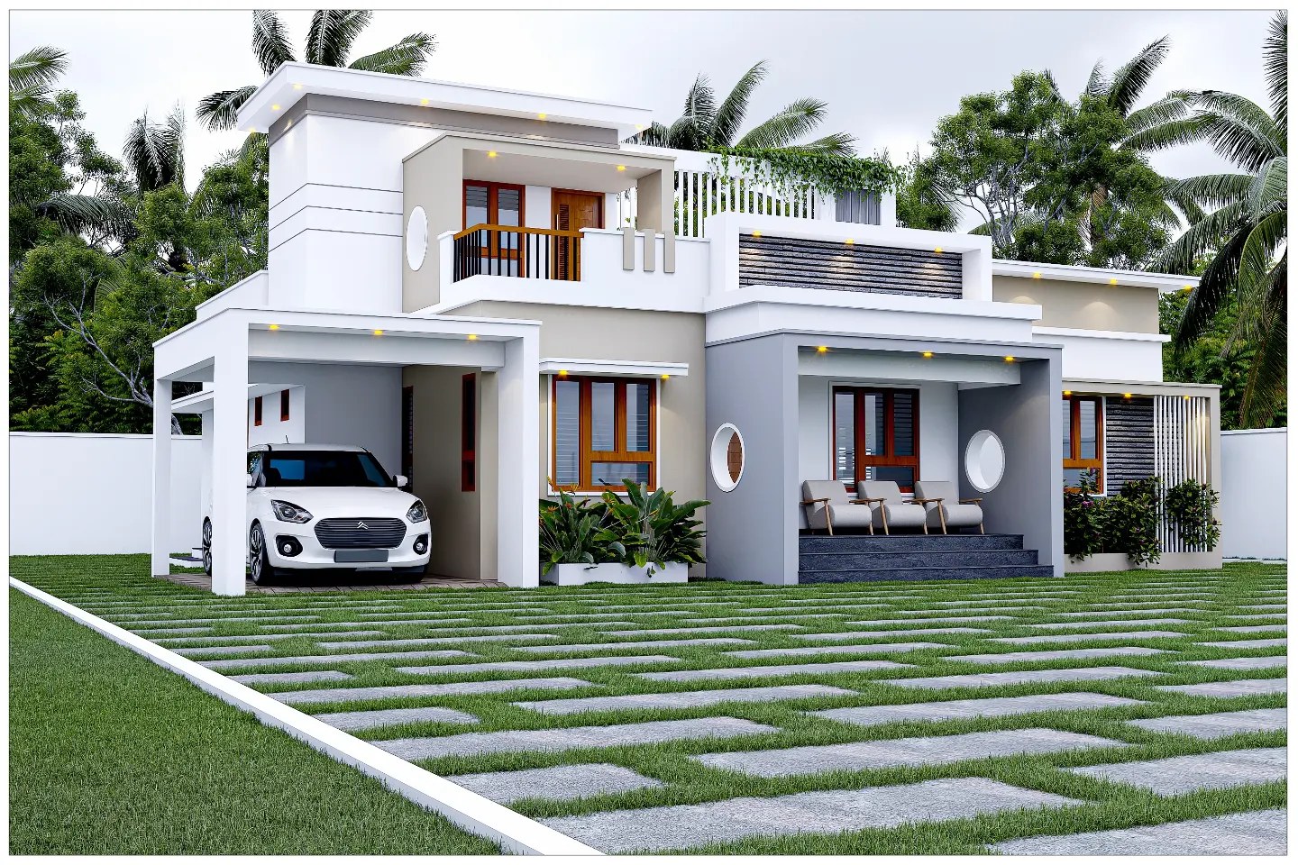 Kerala Home - Proposed residential building 🏡 Client