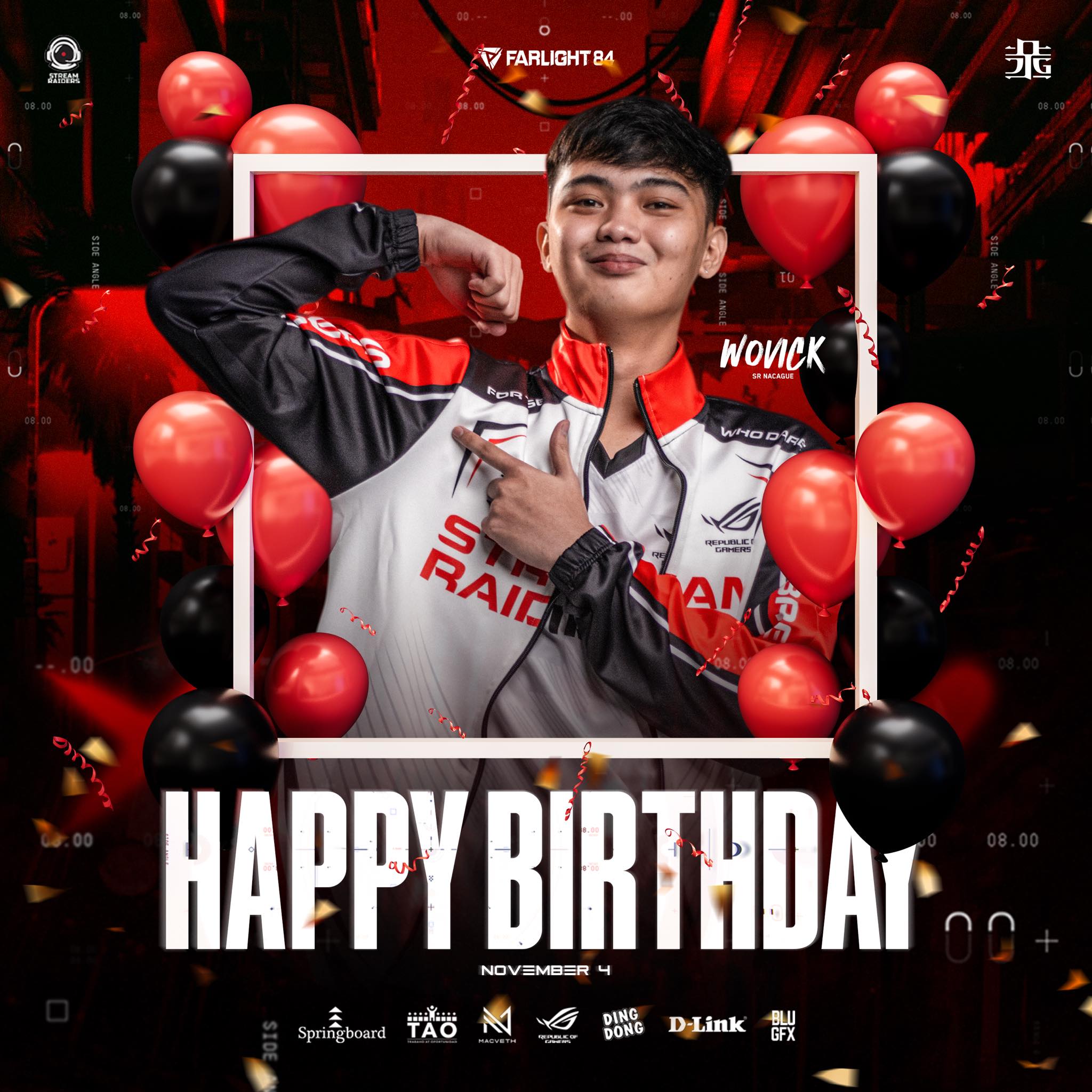Stream Raiders - Happiest Birthday to our man of few words...