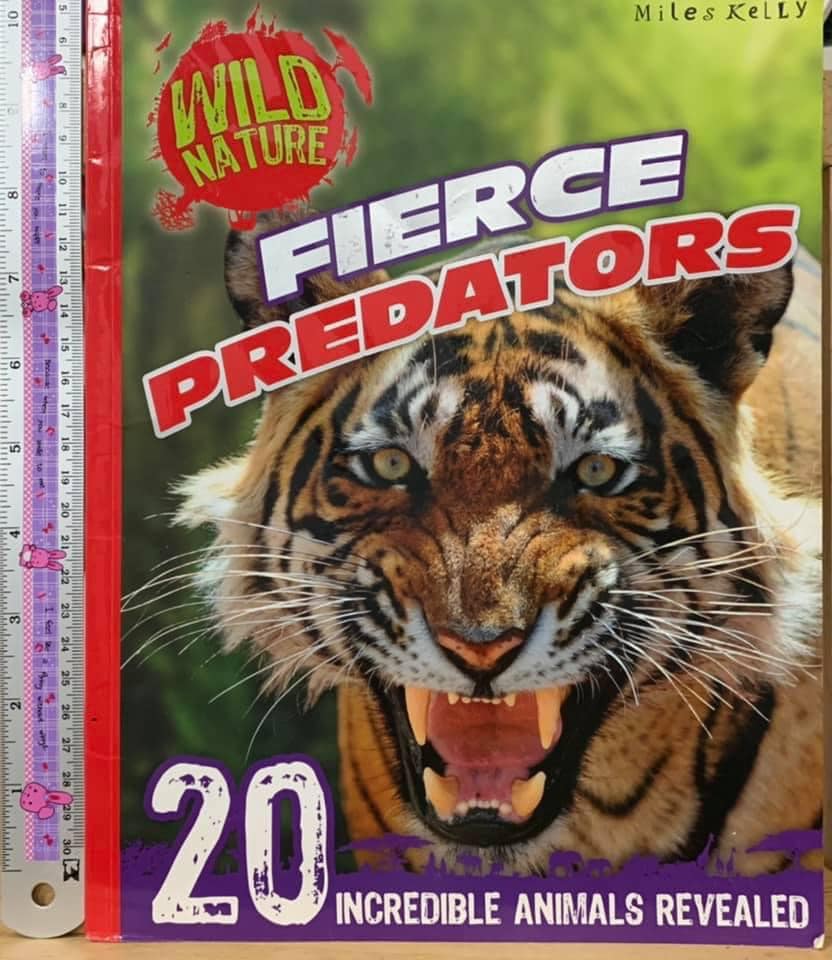 📚 ปกอ่อน สภาพดีมาก Fierce Predators / Strange Bugs 💌 หนังสือความรู้ ...