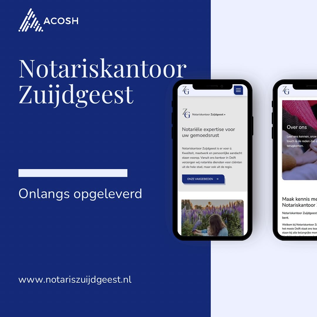 Acosh - ⚡️👌 Onlangs hebben wij de nieuwe website van...
