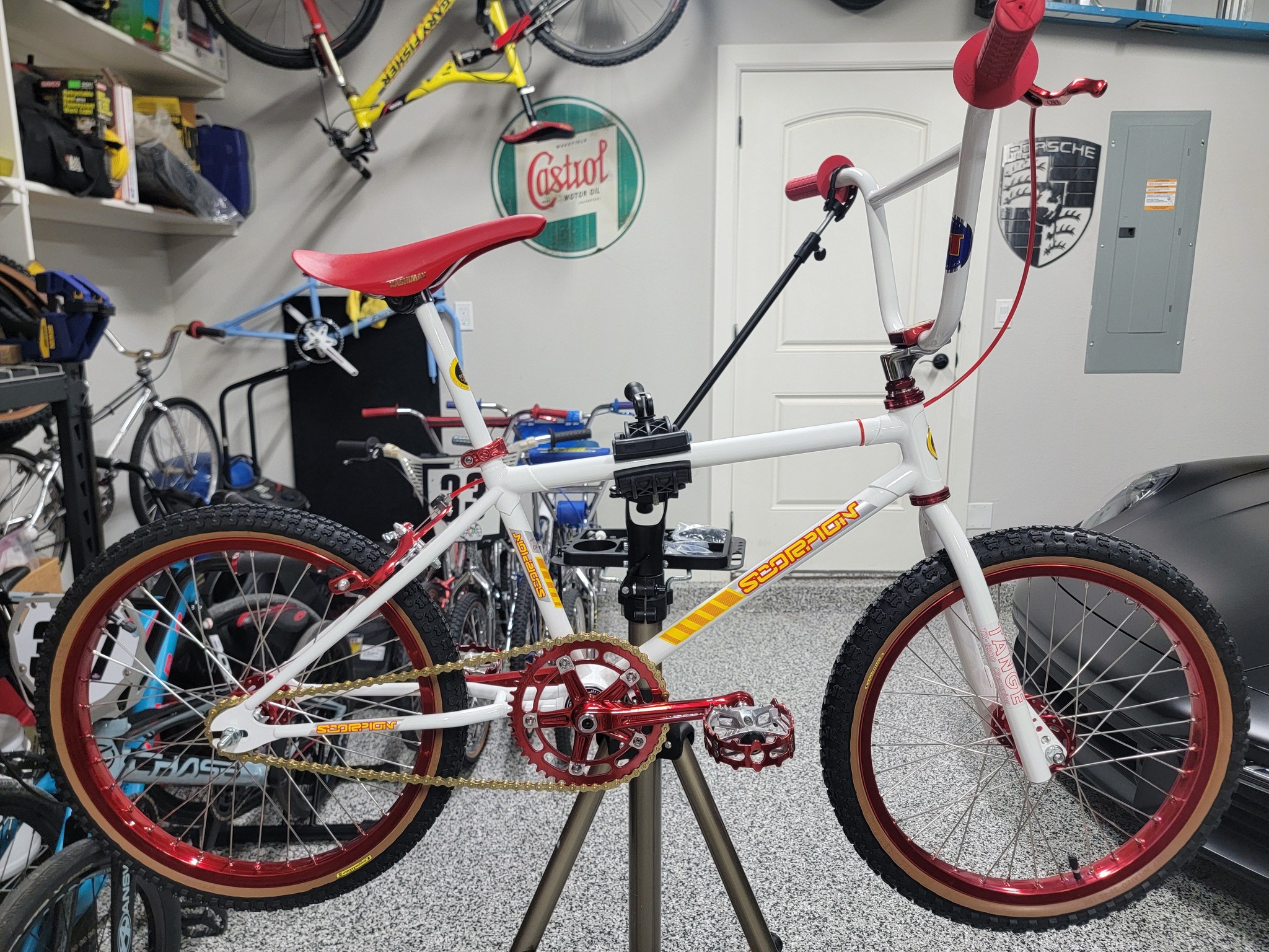 Restored 1983 Scorpion Sentinel BMX bike