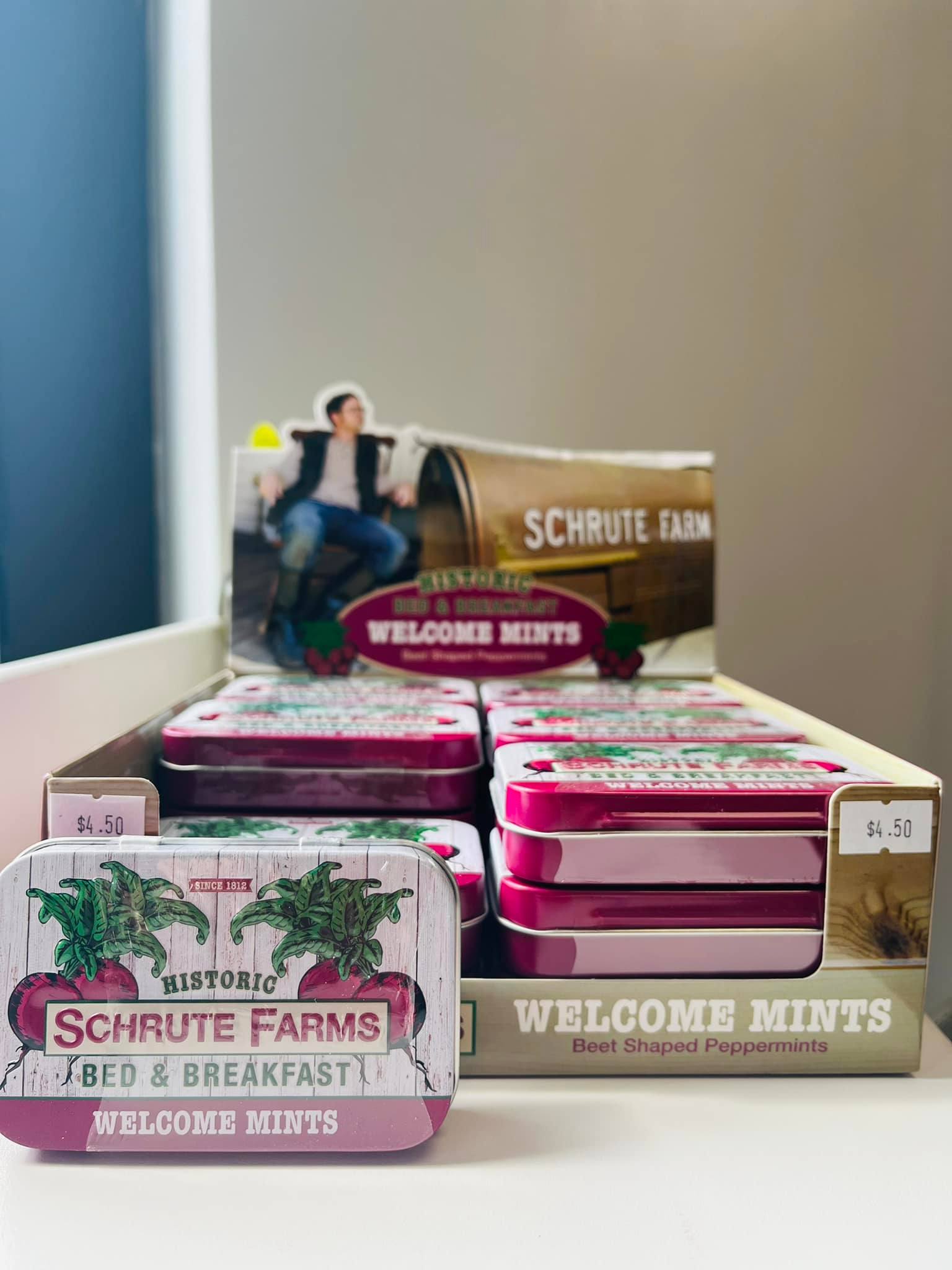 Teeyah's - The Office Schrute mints are in stock today at...