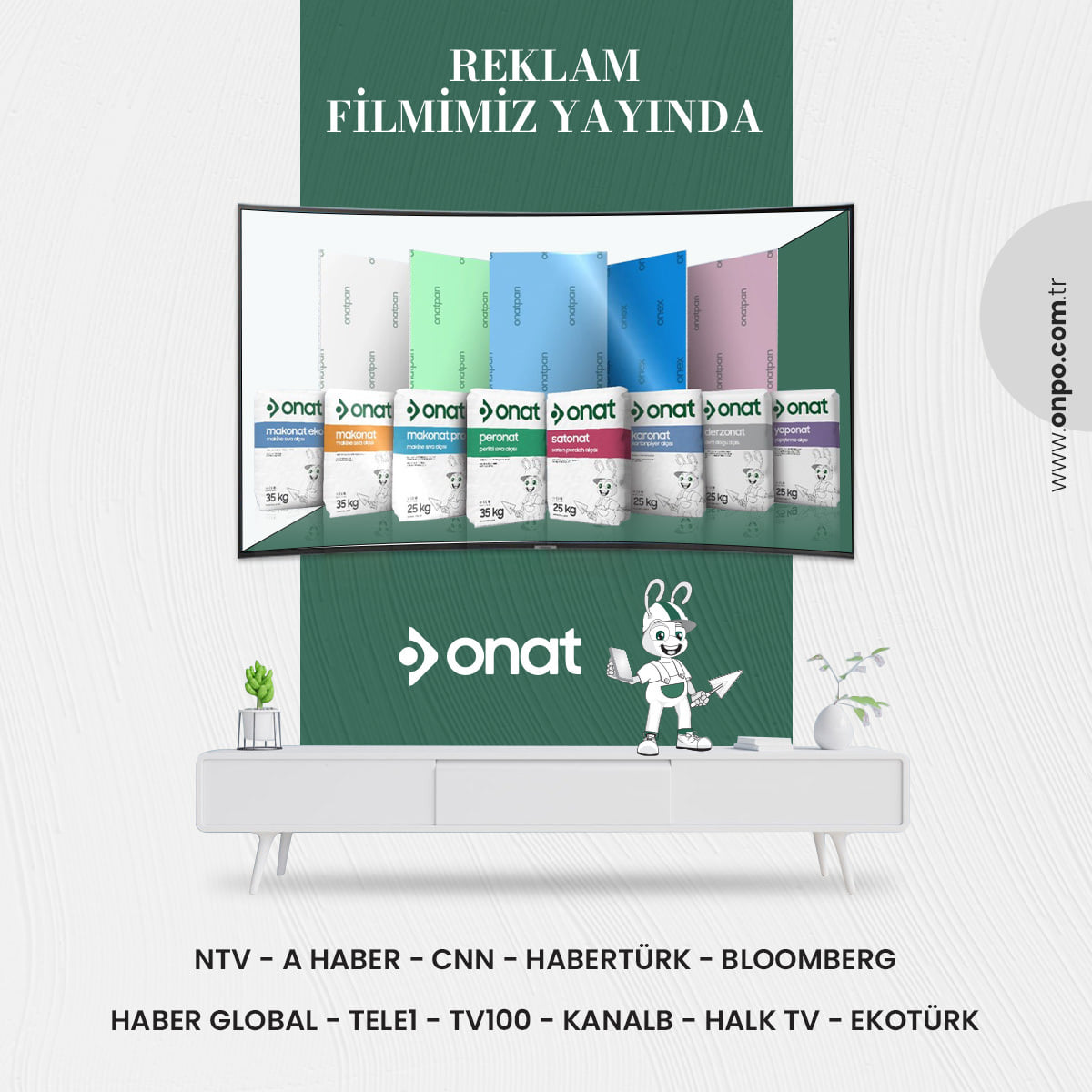 Onat Alçı - Onat Alçı'nın yeni reklam filmi, 28 Mart - 15...