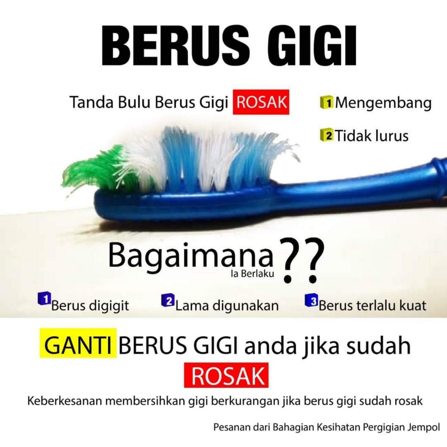 Klinik Pergigian Dr Smile Bila Kali Terakhir Anda Tukar Berus Gigi 3 Bulan 6 Bulan Setahun Atau Tidak Pernah Tukar Langsung Tahukah Anda Pemberusan Gigi Tidak Akan Berkesan Jika Berus Gigi