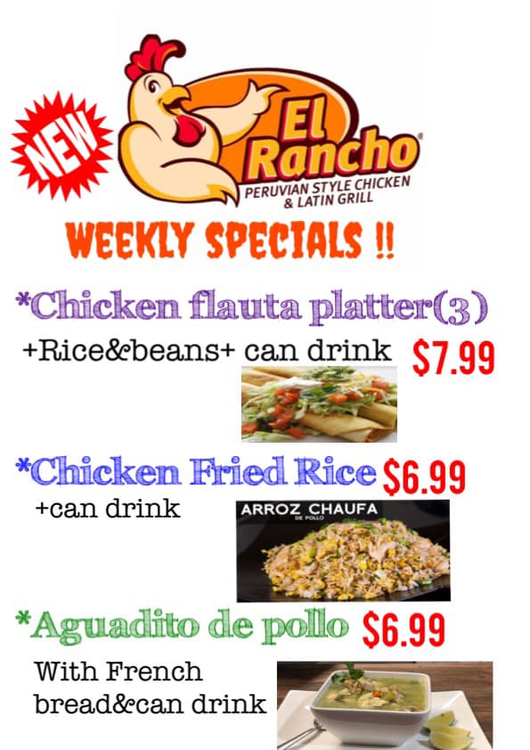 El Rancho Peruvian Style Chicken & Latin Grill