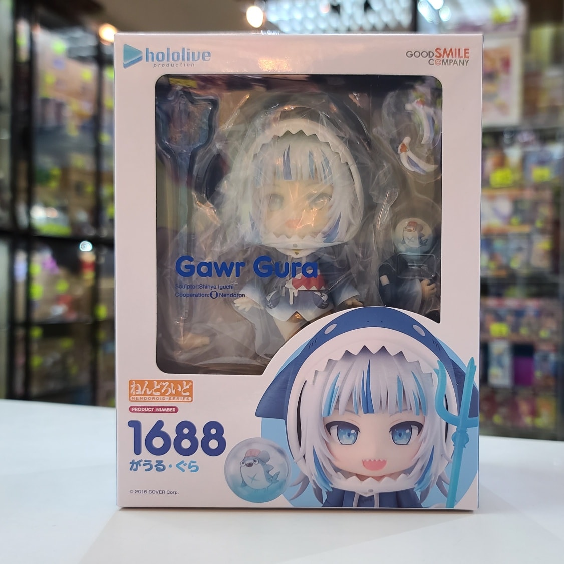 熊貓玩具 PANDA - (日版) 網版限定 黏土人1688 Gawr Gura 古拉 (鯊魚) 已到貨!...
