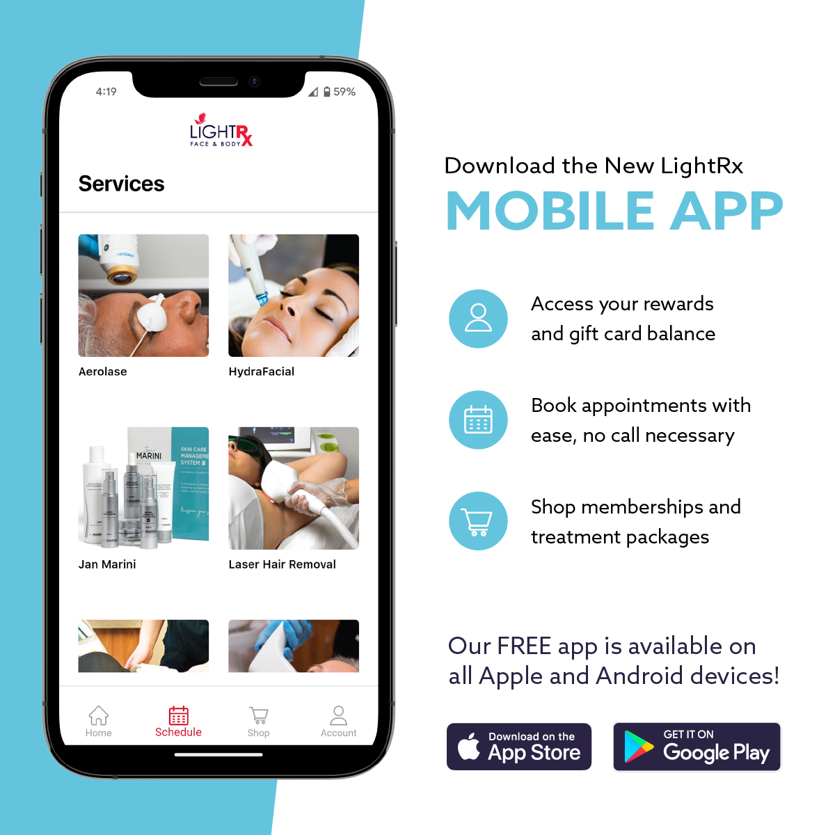LightRx Medspa - Have you heard about the LightRx App? 📱...