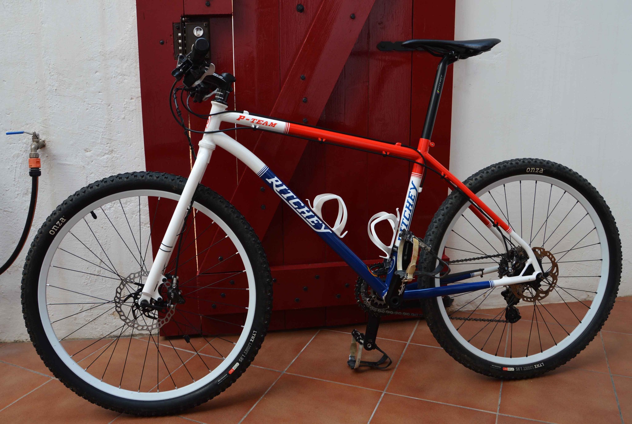 Steel Ritchey reedition P-Team 2012. Original frame 1990.
