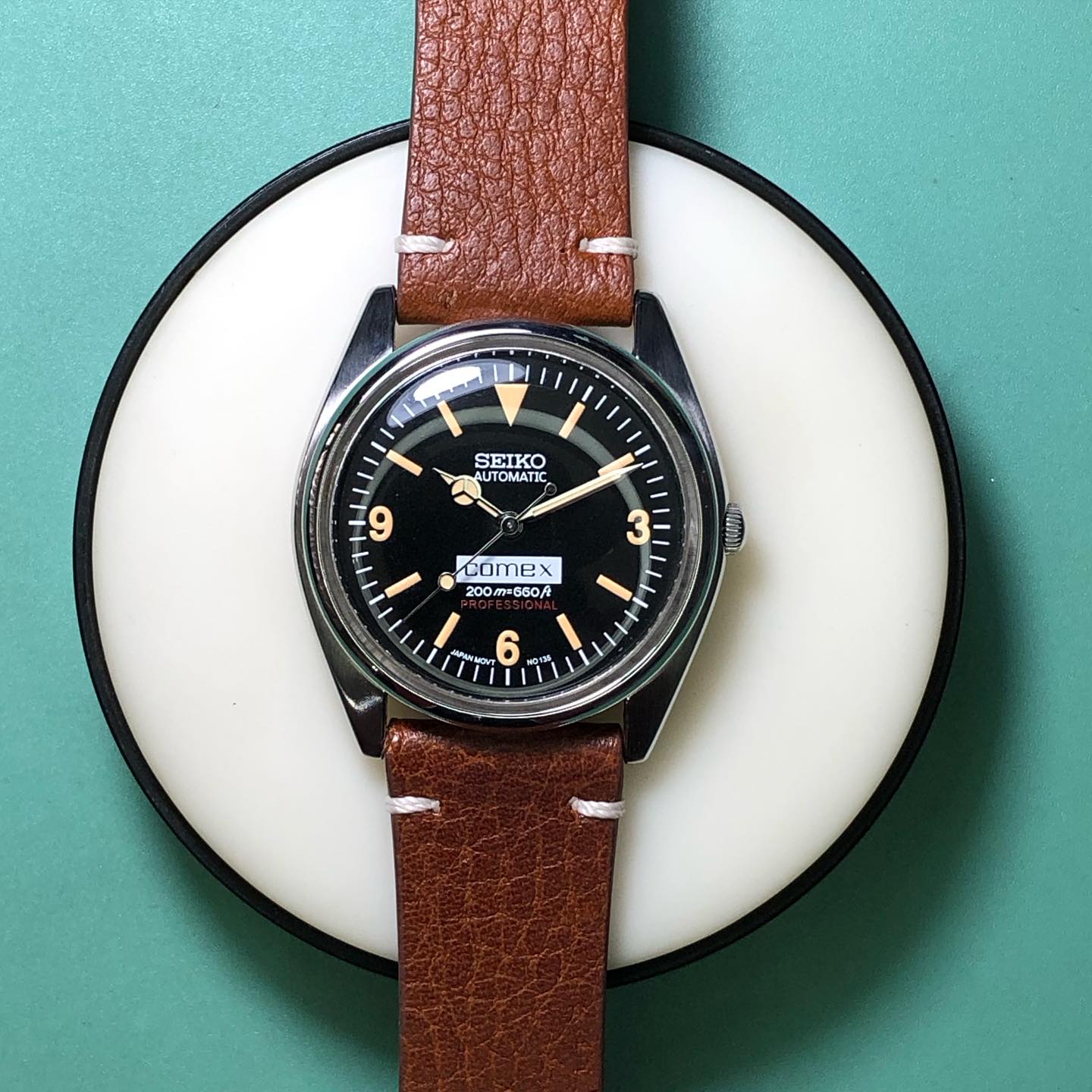 Seiko NH35 mod with Namoki case and Lucius A dial