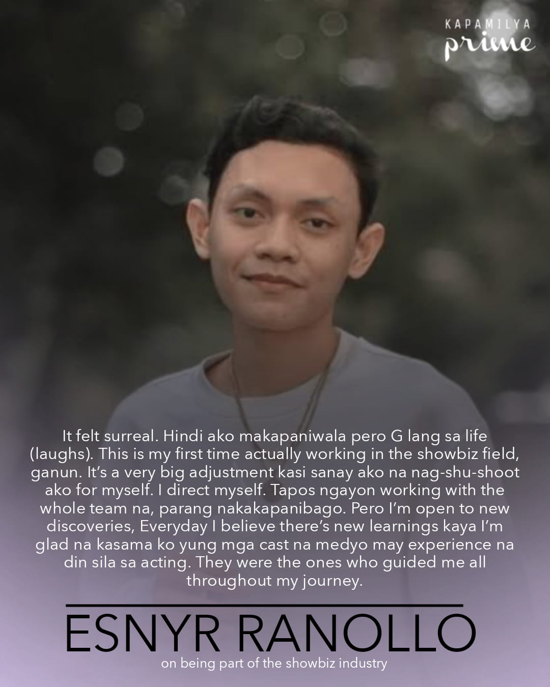 Kapamilya Prime - READ: Tiktok Sensation, Esnyr Ranollo,...
