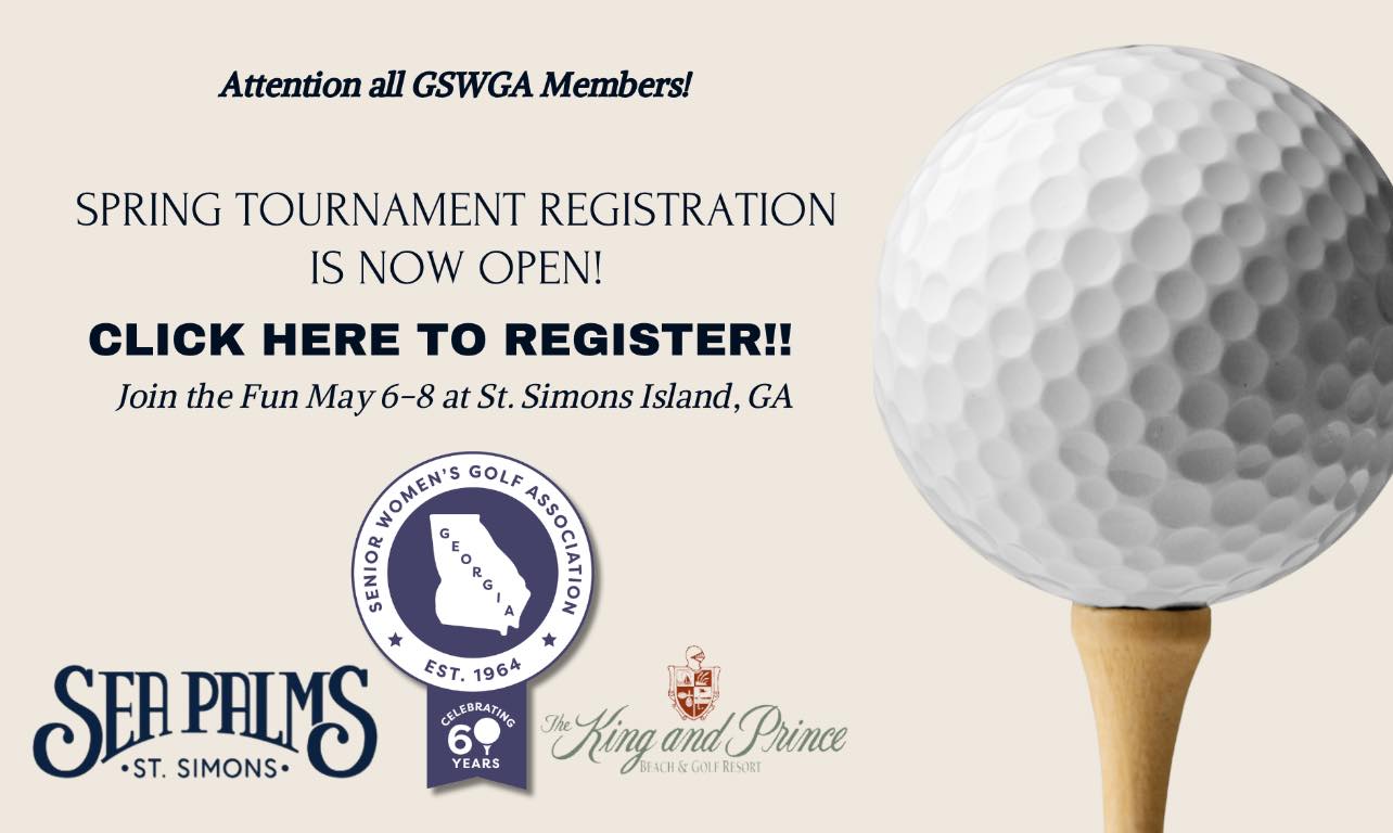 Registration is... - Georgia Senior Women's Golf Association | Facebook