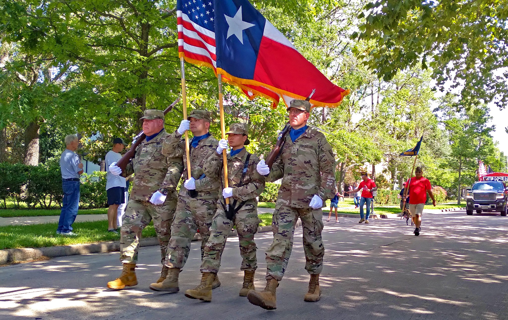The color guard for 2nd... - 2nd Brigade, Texas State Guard