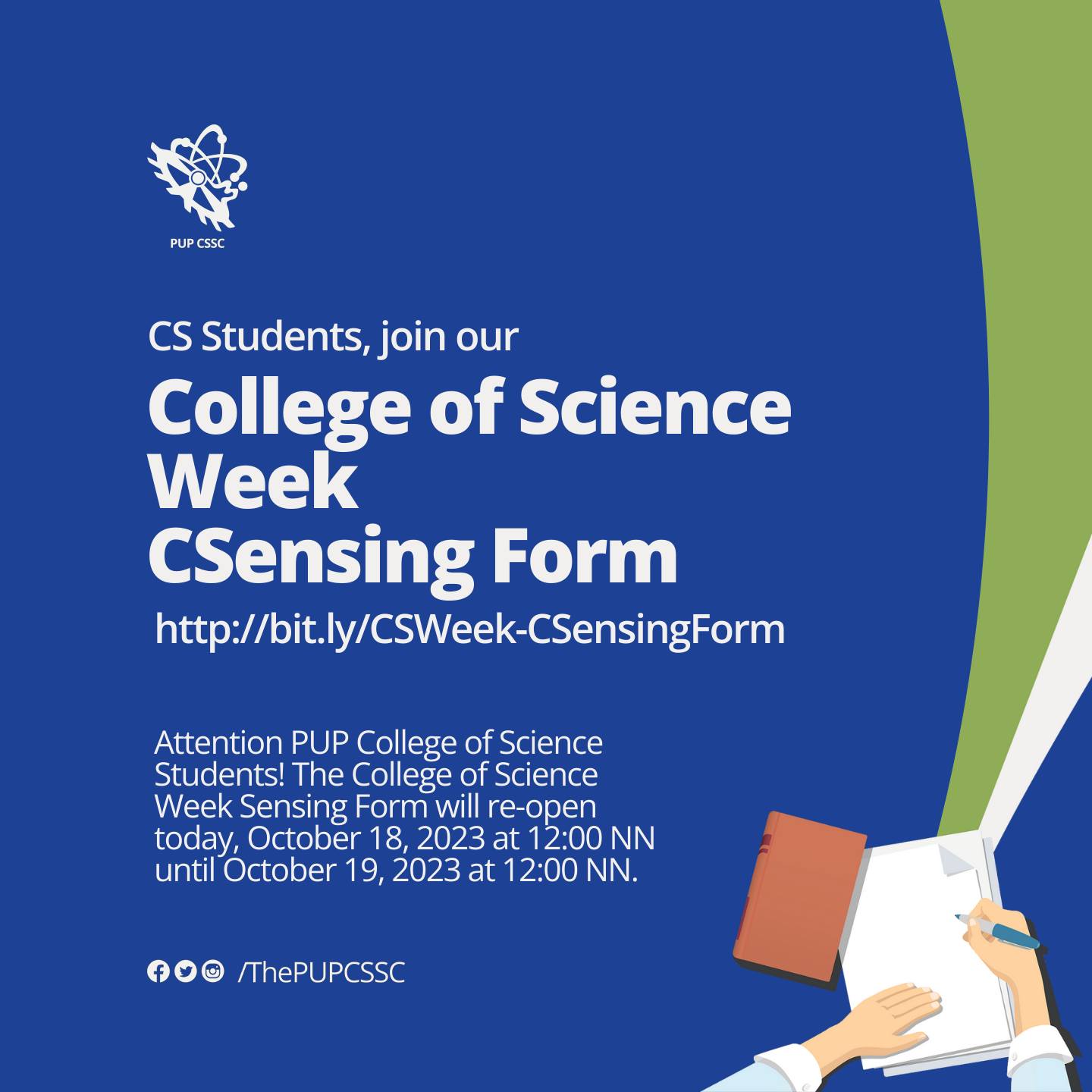 📣 𝗟𝗲𝘁'𝘀 𝗰𝗼𝗺𝗲... - PUP College of Science Student Council