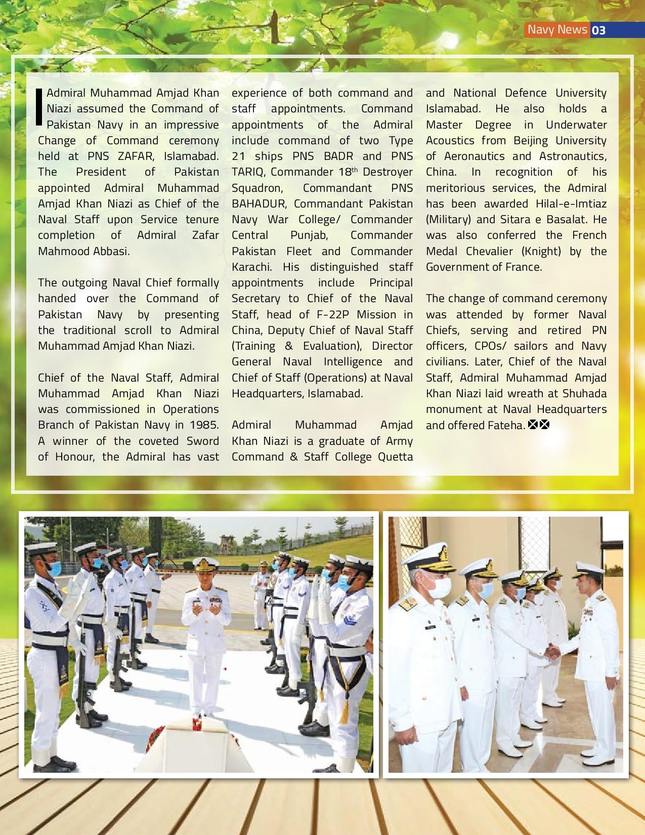 Pakistan Navy - Pakistan Navy News Magazine November 2020... | Facebook