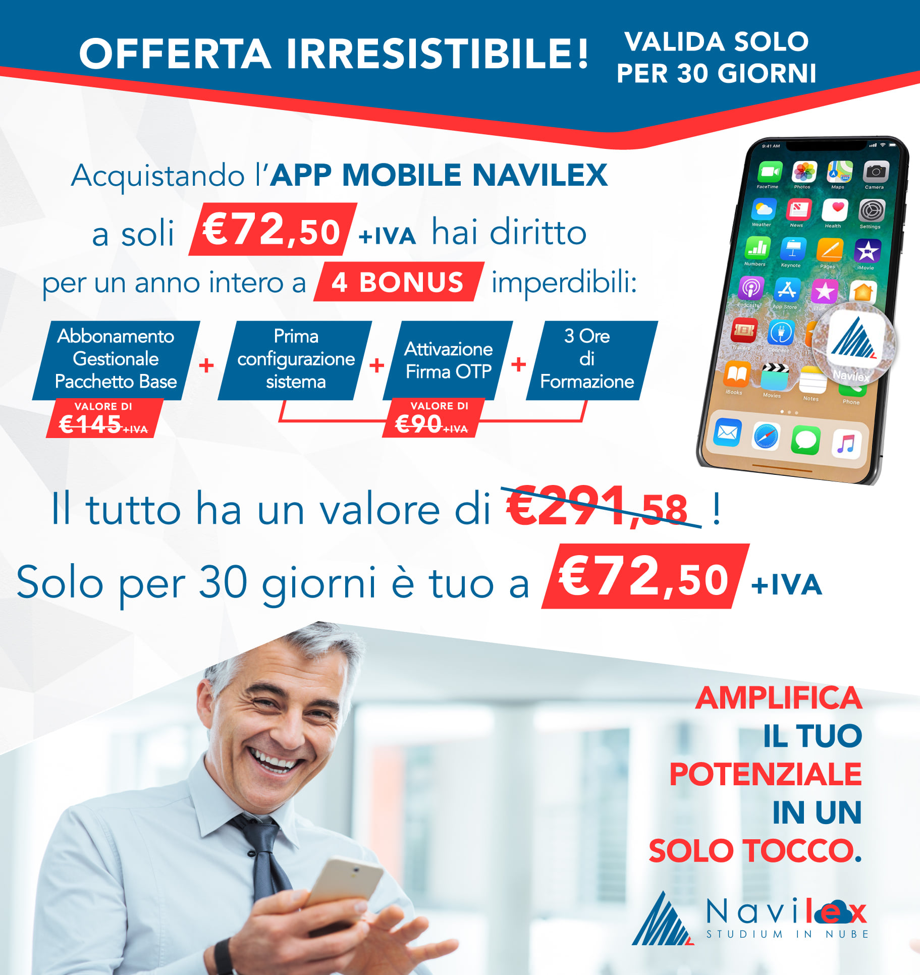 Navilex - 𝐕𝐚𝐥𝐢𝐝𝐚 𝐬𝐨𝐥𝐨 𝐩𝐞𝐫 𝟑𝟎 𝐠𝐢𝐨𝐫𝐧𝐢 Navilex lancia la prima 𝐀𝐏𝐏 ...