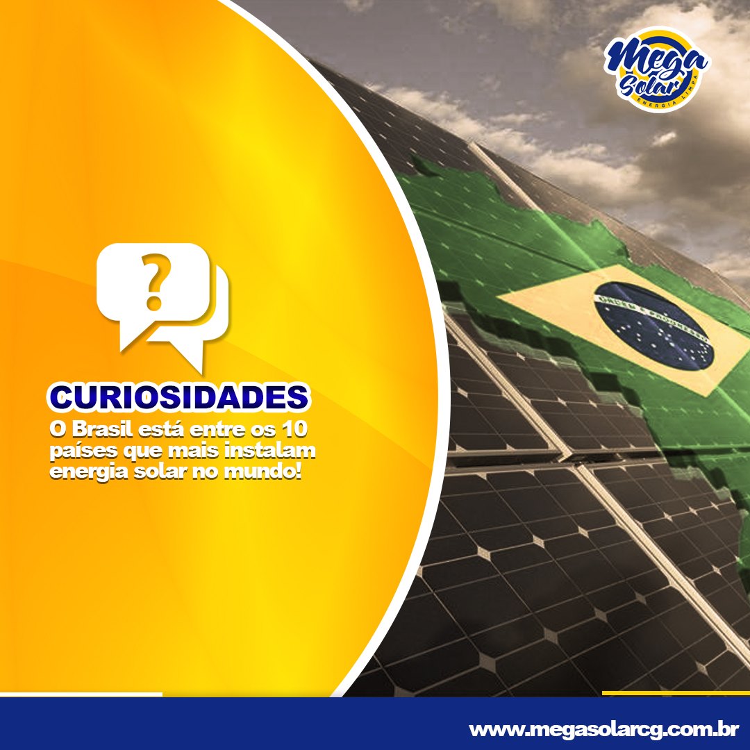 Mega Solar - O Brasil registrou 3,15 gigawatts (GW) em... | Facebook