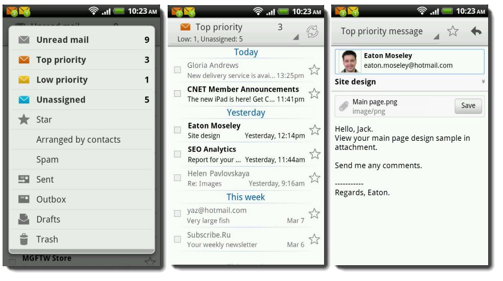 EmailTray Smart Free Email Client