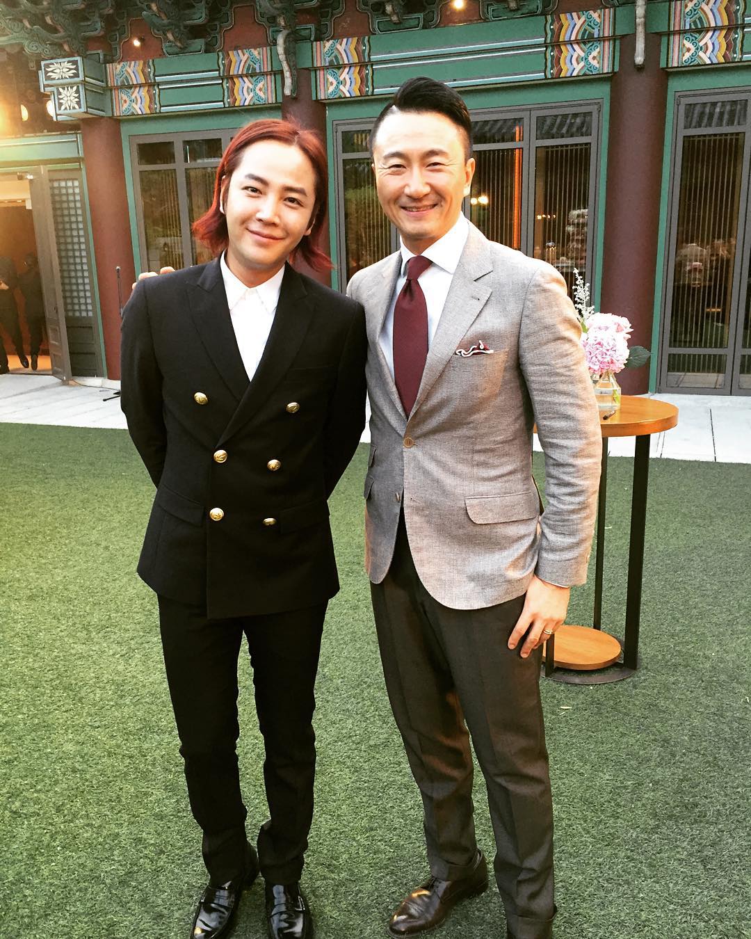 Onthatday On 08.10.2015 Jang Keun Suk attended a friend's wedding