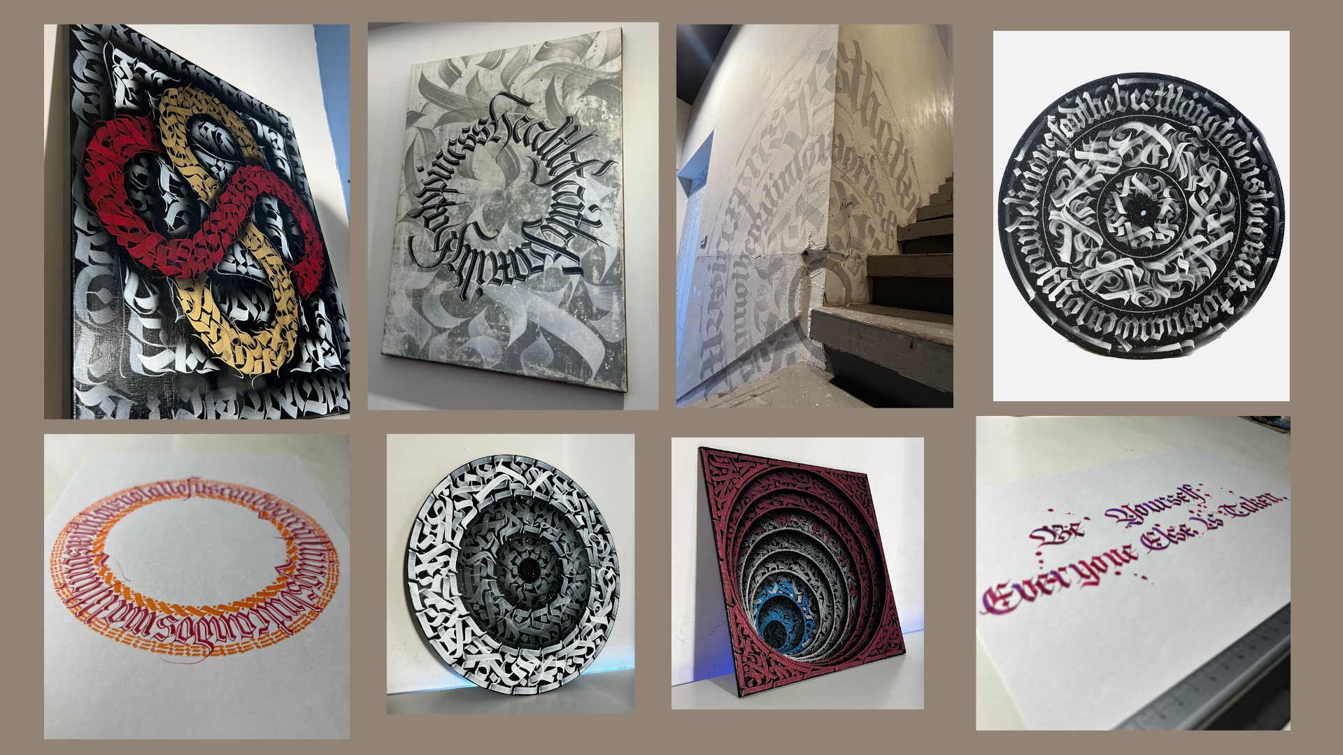 Calligraphy services for shops in Kanazawa