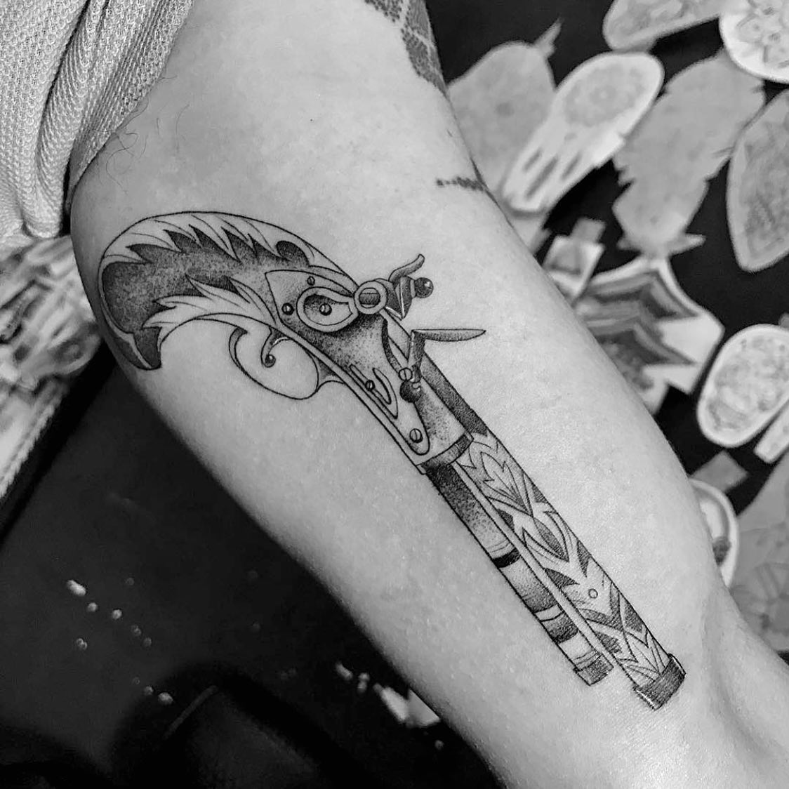 Flintlock Pistol Tattoo Meaning