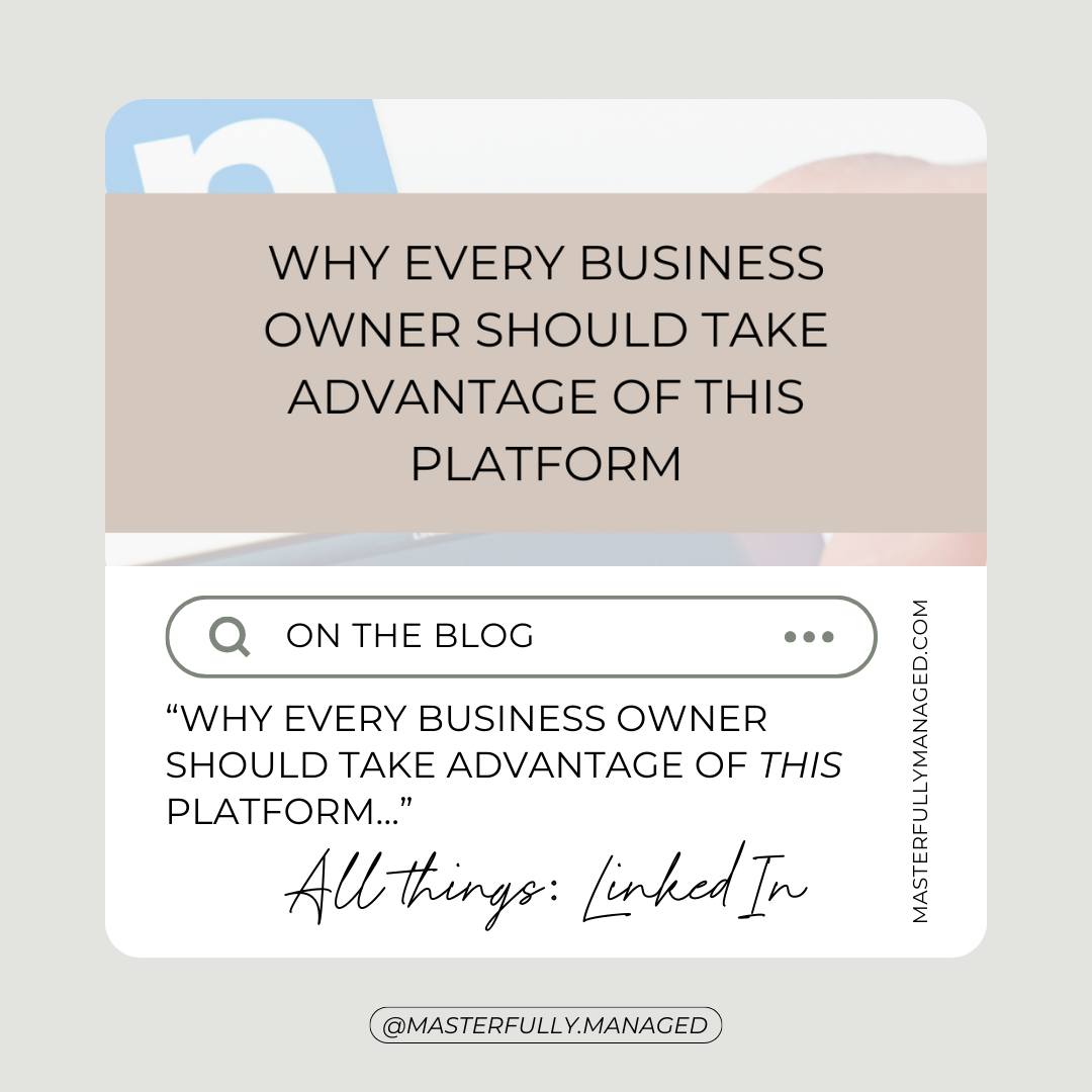 New blog post— we're talking all... - Masterfully Managed